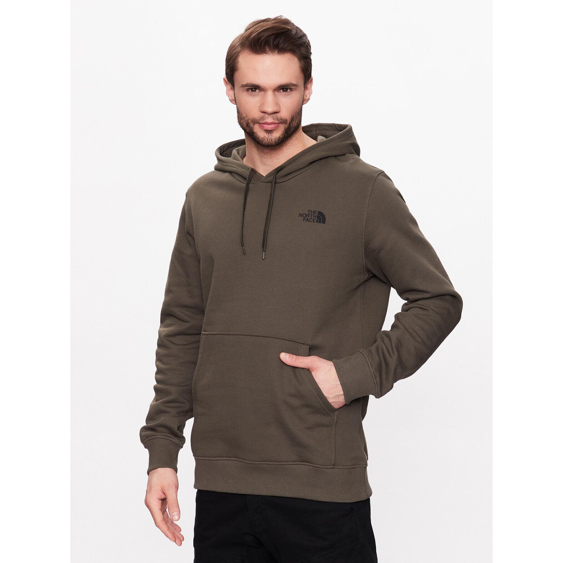 The North Face Суитшърт Simple Dome NF0A7X1J Зелен Regular Fit - Pepit.bg