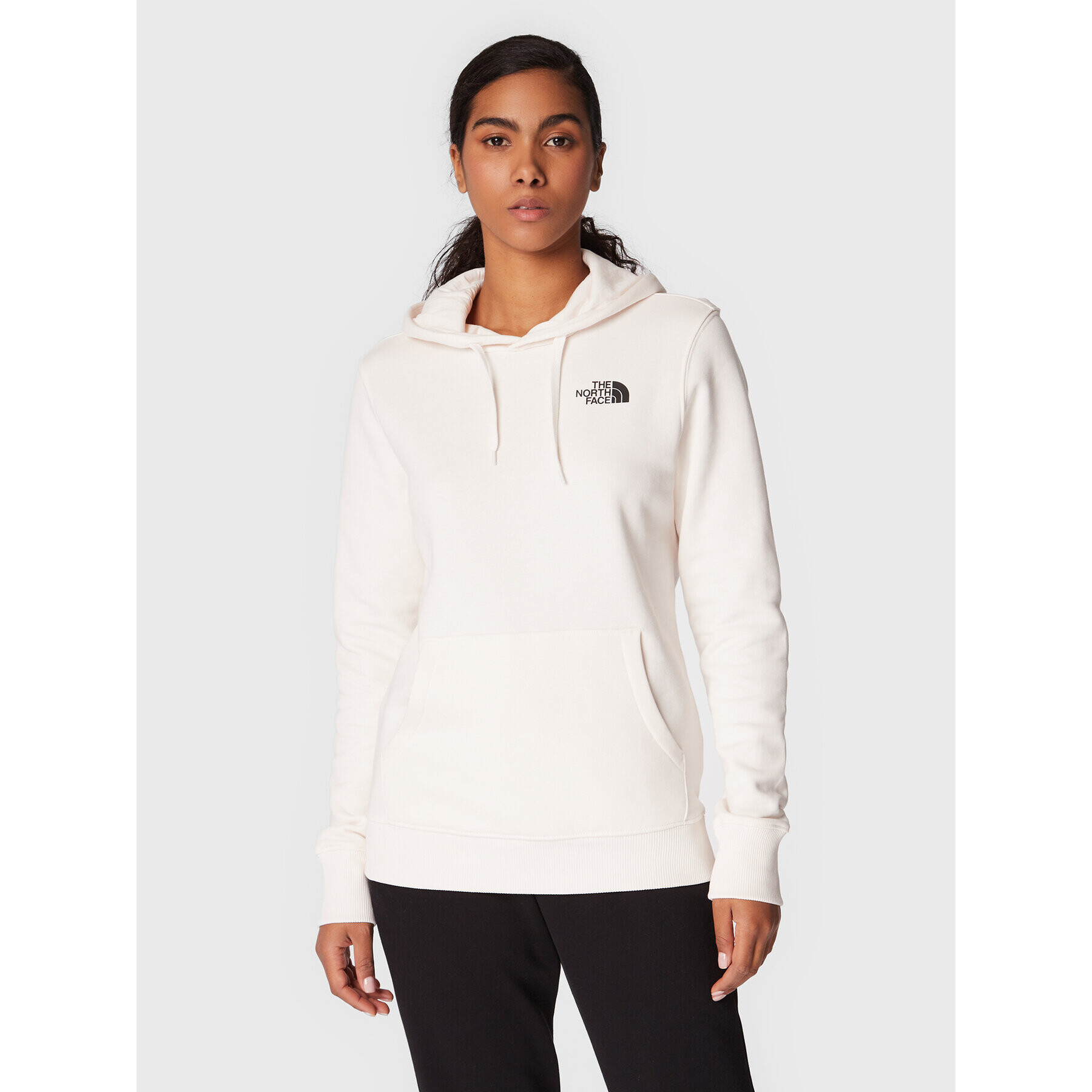 The North Face Суитшърт Simple Dome NF0A7X2T Бял Regular Fit - Pepit.bg