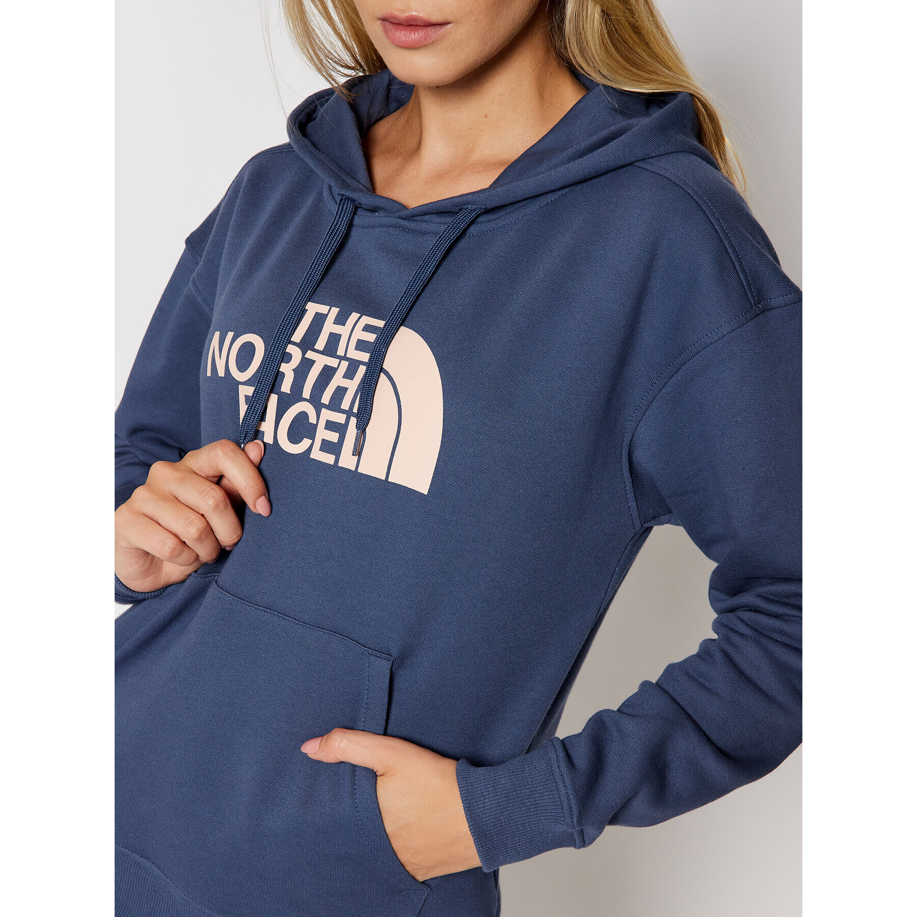 The North Face Суитшърт W Light Drew Peak Hoodie NF0A3RZ4 Тъмносин Regular Fit - Pepit.bg