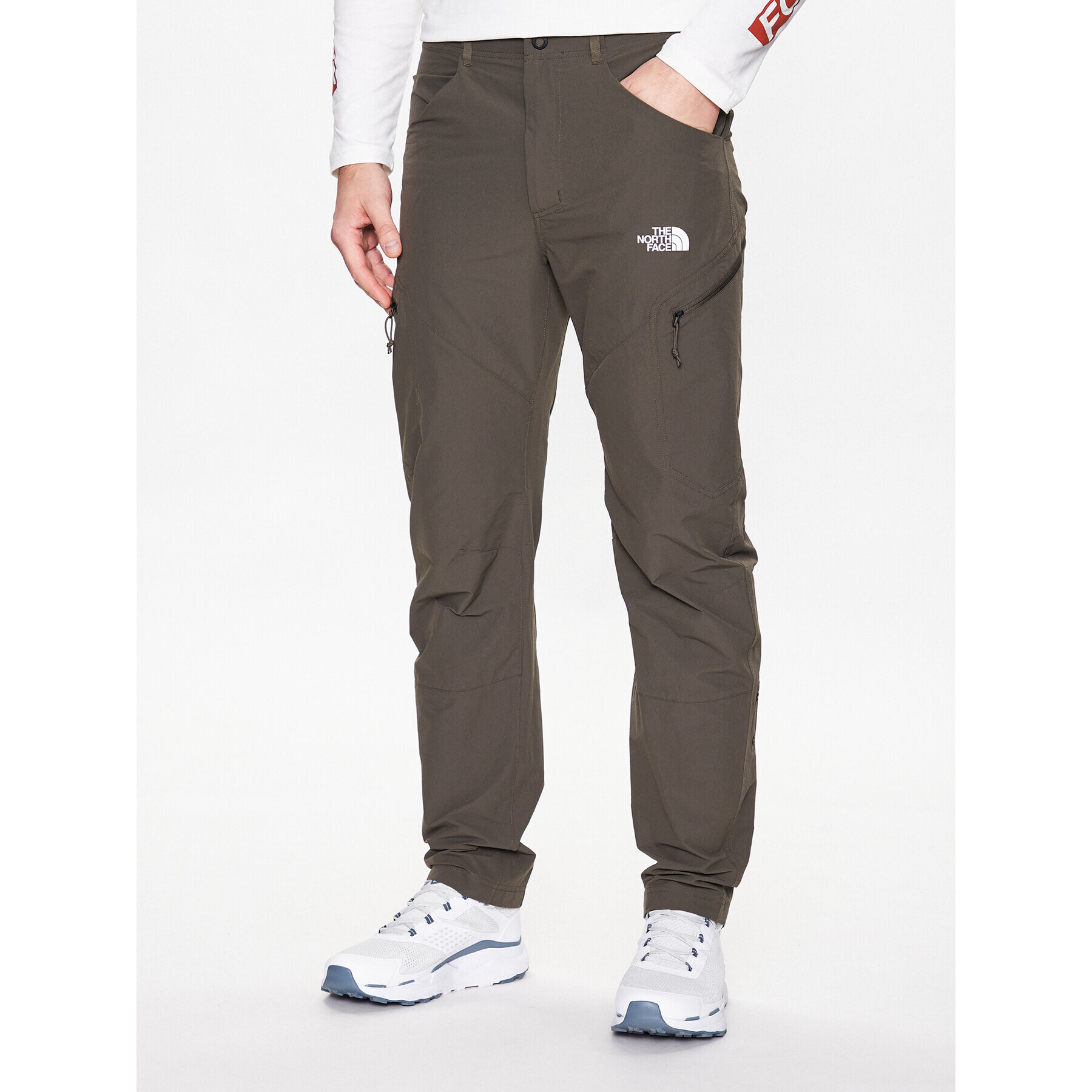The North Face Текстилни панталони Explo NF0A7Z96 Зелен Regular Fit - Pepit.bg