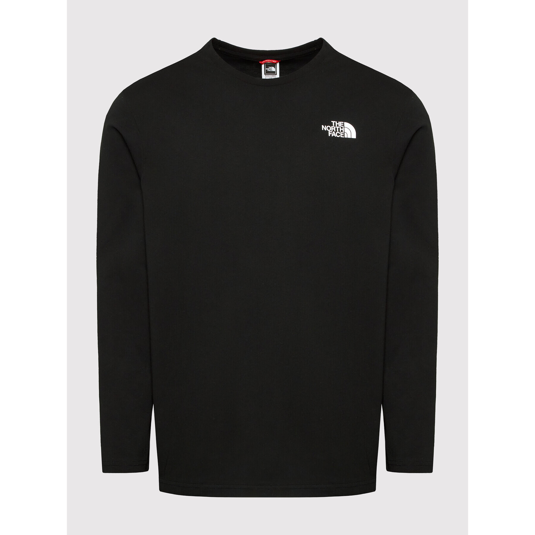 The North Face Тениска с дълъг ръкав Easy Tee NF0A2TX1 Черен Regular Fit - Pepit.bg