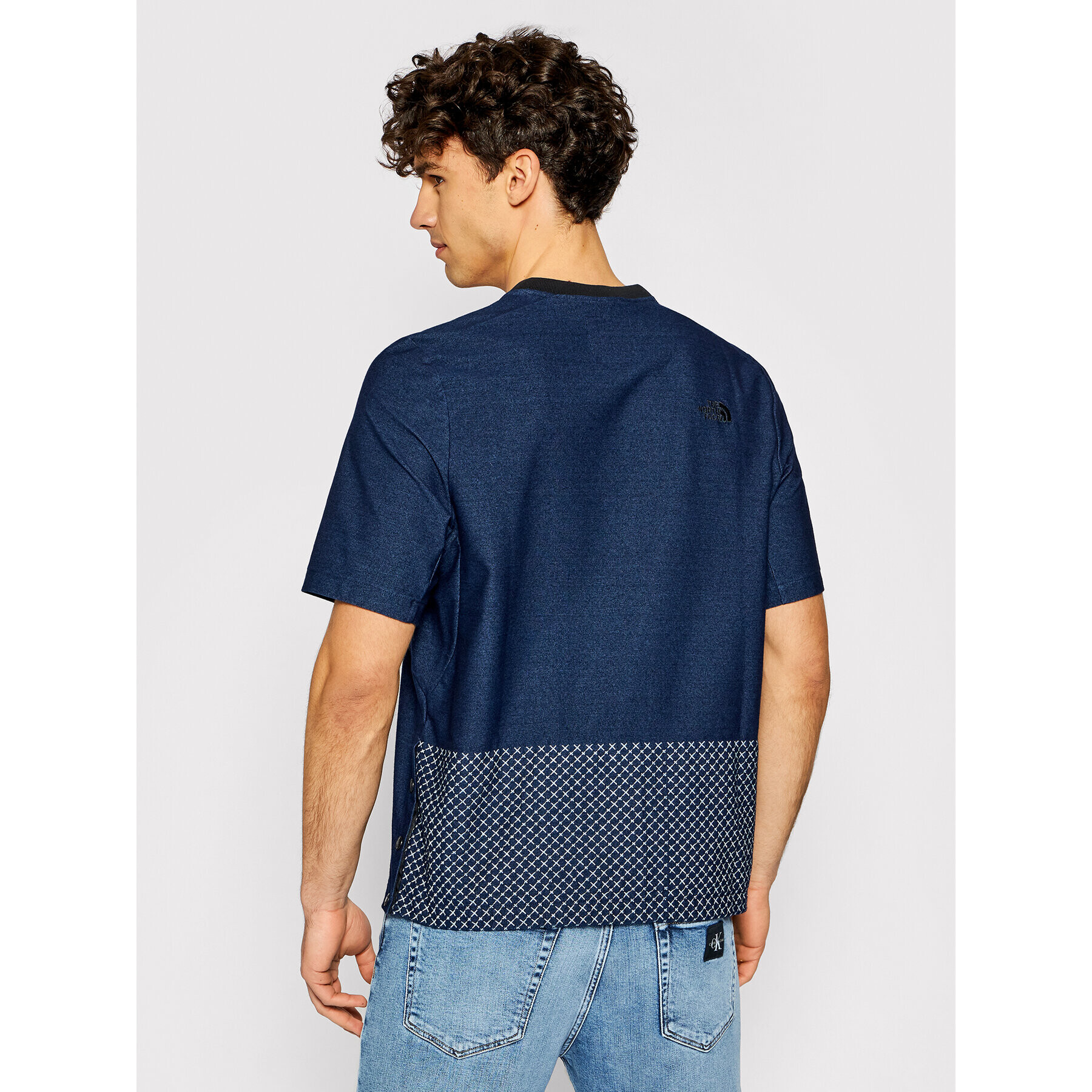 The North Face Тишърт Big Logo Tee NF0A3LDS Тъмносин Regular Fit - Pepit.bg