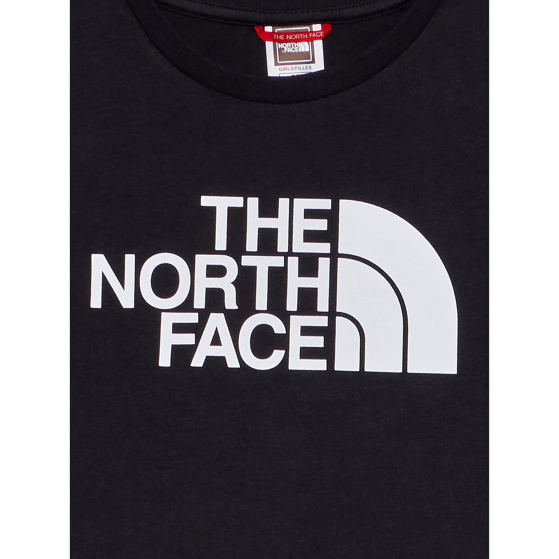 The North Face Тишърт Crop Easy NF0A83EU Черен Regular Fit - Pepit.bg