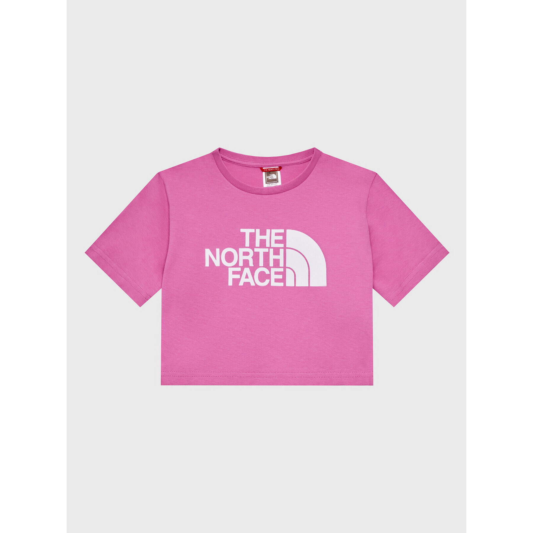 The North Face Тишърт Crop Easy NF0A83EU Розов Regular Fit - Pepit.bg