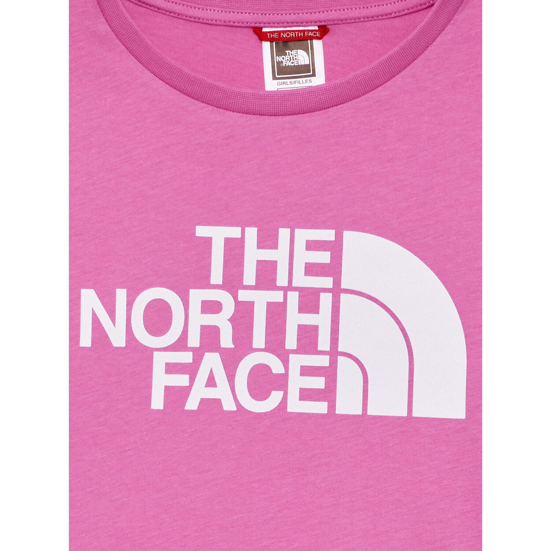 The North Face Тишърт Crop Easy NF0A83EU Розов Regular Fit - Pepit.bg