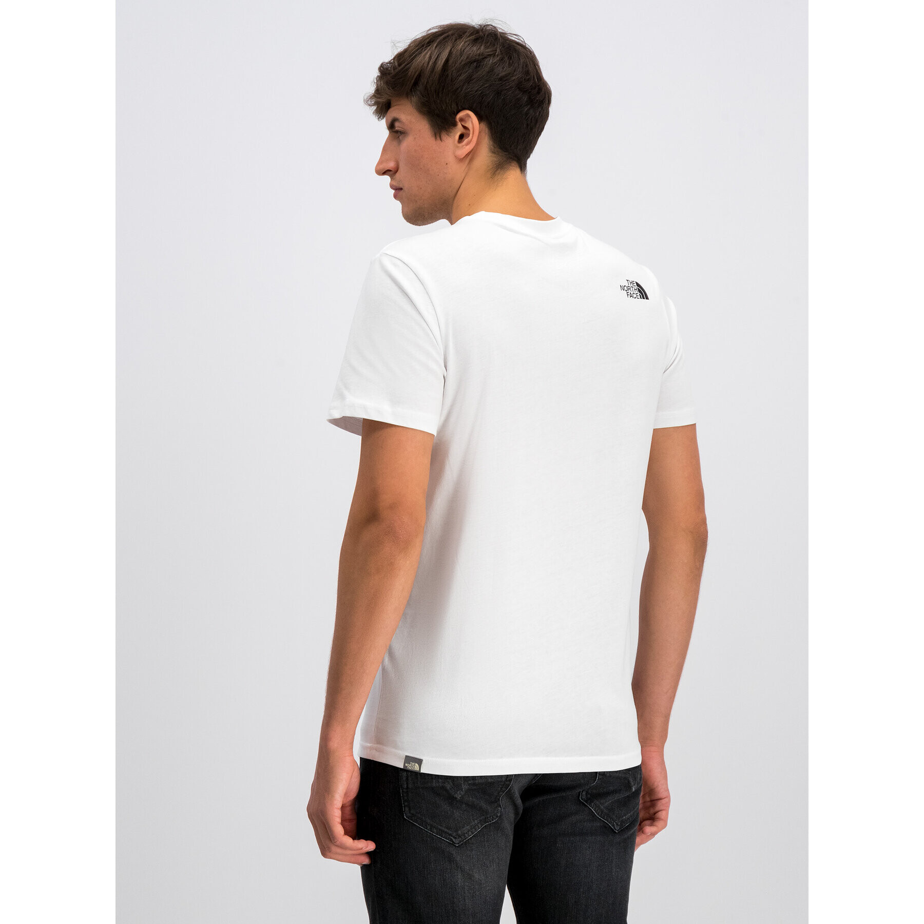 The North Face Тишърт Easy NF0A2TX3 Бял Regular Fit - Pepit.bg