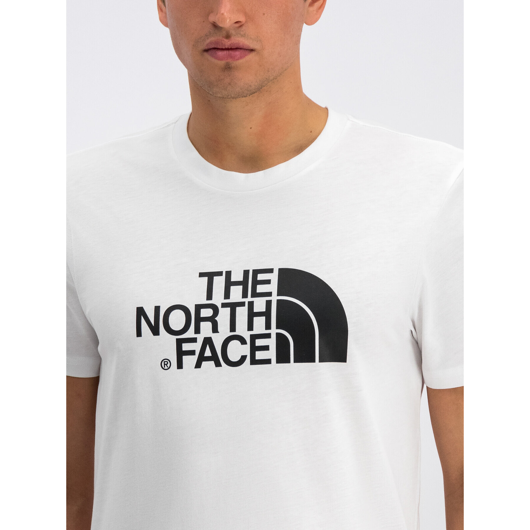 The North Face Тишърт Easy NF0A2TX3 Бял Regular Fit - Pepit.bg