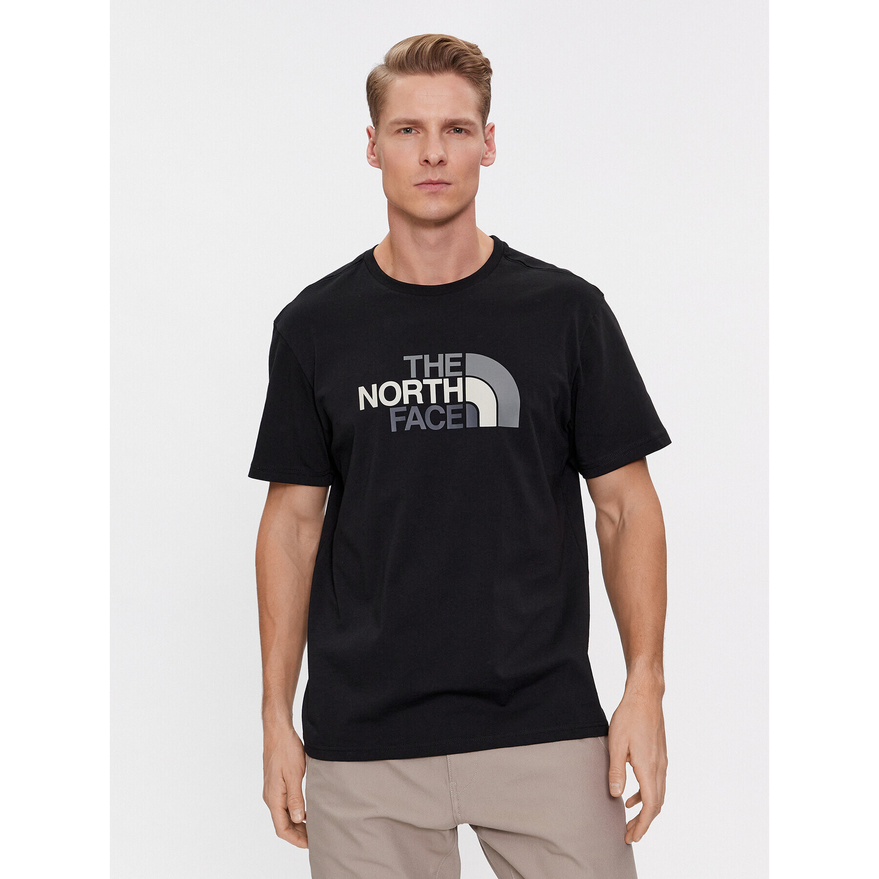 The North Face Тишърт Easy NF0A2TX3 Черен Regular Fit - Pepit.bg