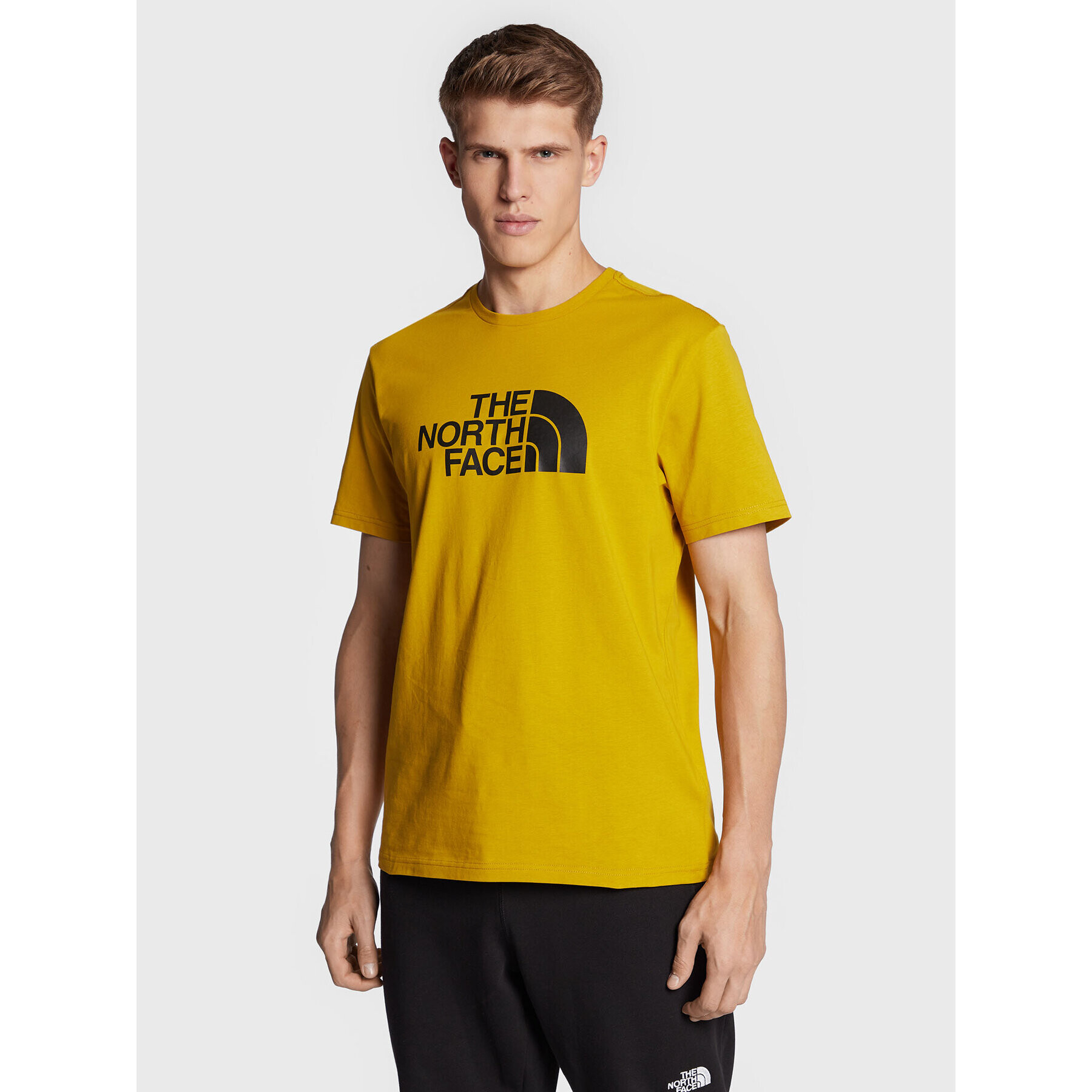 The North Face Тишърт Easy NF0A2TX3 Жълт Regular Fit - Pepit.bg
