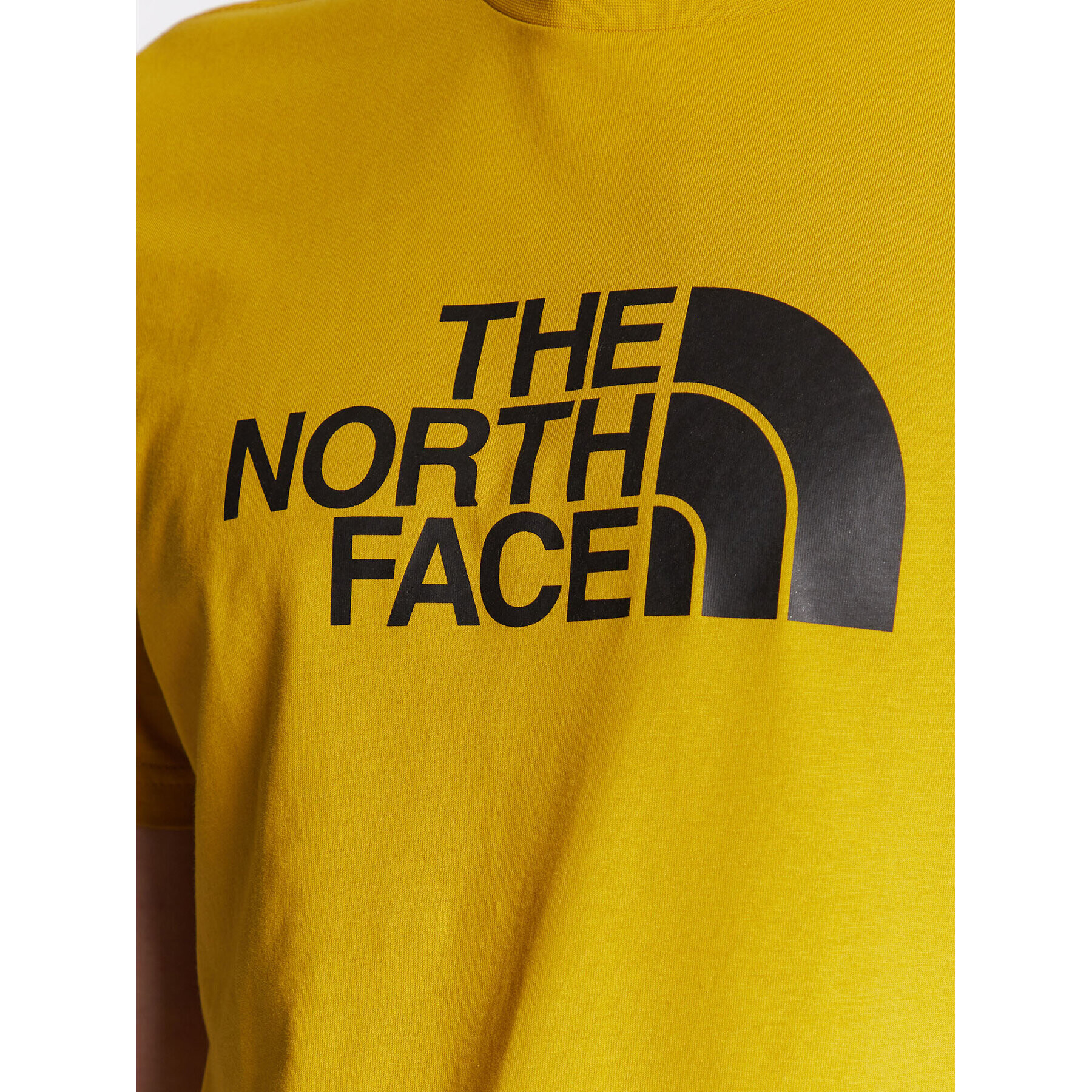 The North Face Тишърт Easy NF0A2TX3 Жълт Regular Fit - Pepit.bg