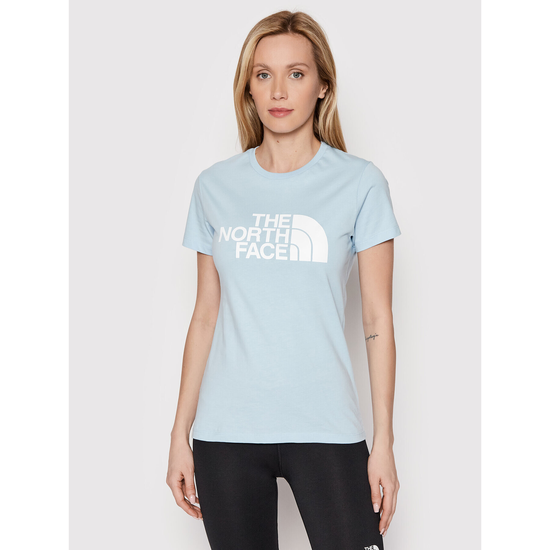 The North Face Тишърт Easy NF0A4T1Q Син Regular Fit - Pepit.bg