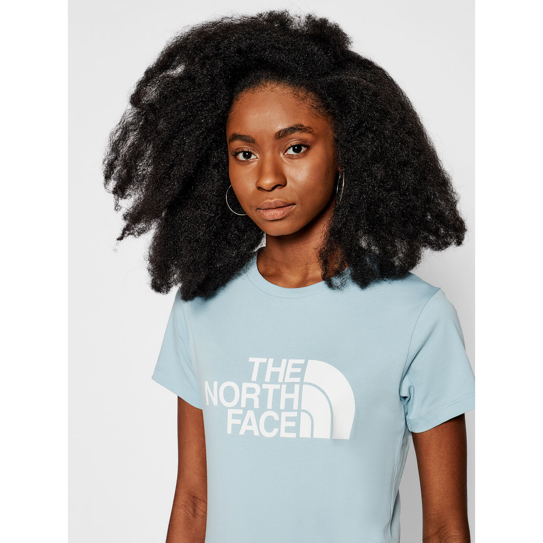 The North Face Тишърт Easy NF0A4T1Q Син Regular Fit - Pepit.bg