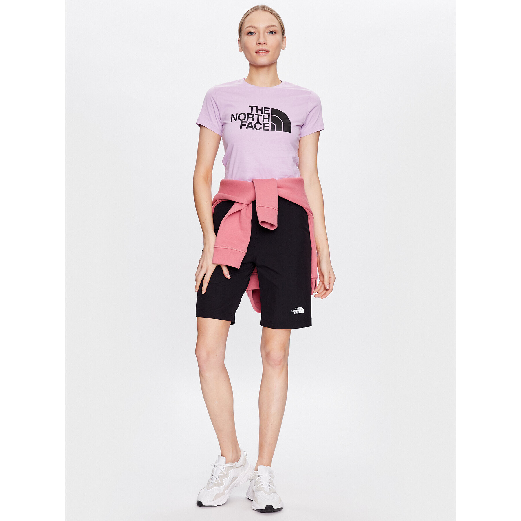 The North Face Тишърт Easy NF0A4T1Q Виолетов Regular Fit - Pepit.bg