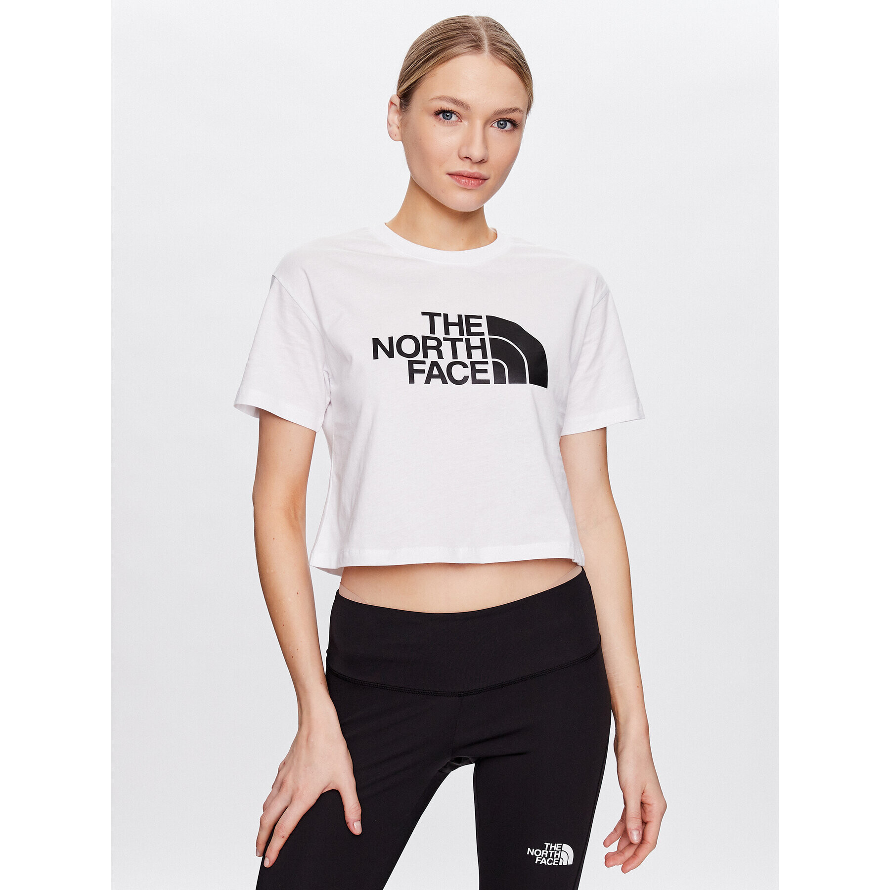 The North Face Тишърт Easy NF0A4T1R Бял Relaxed Fit - Pepit.bg