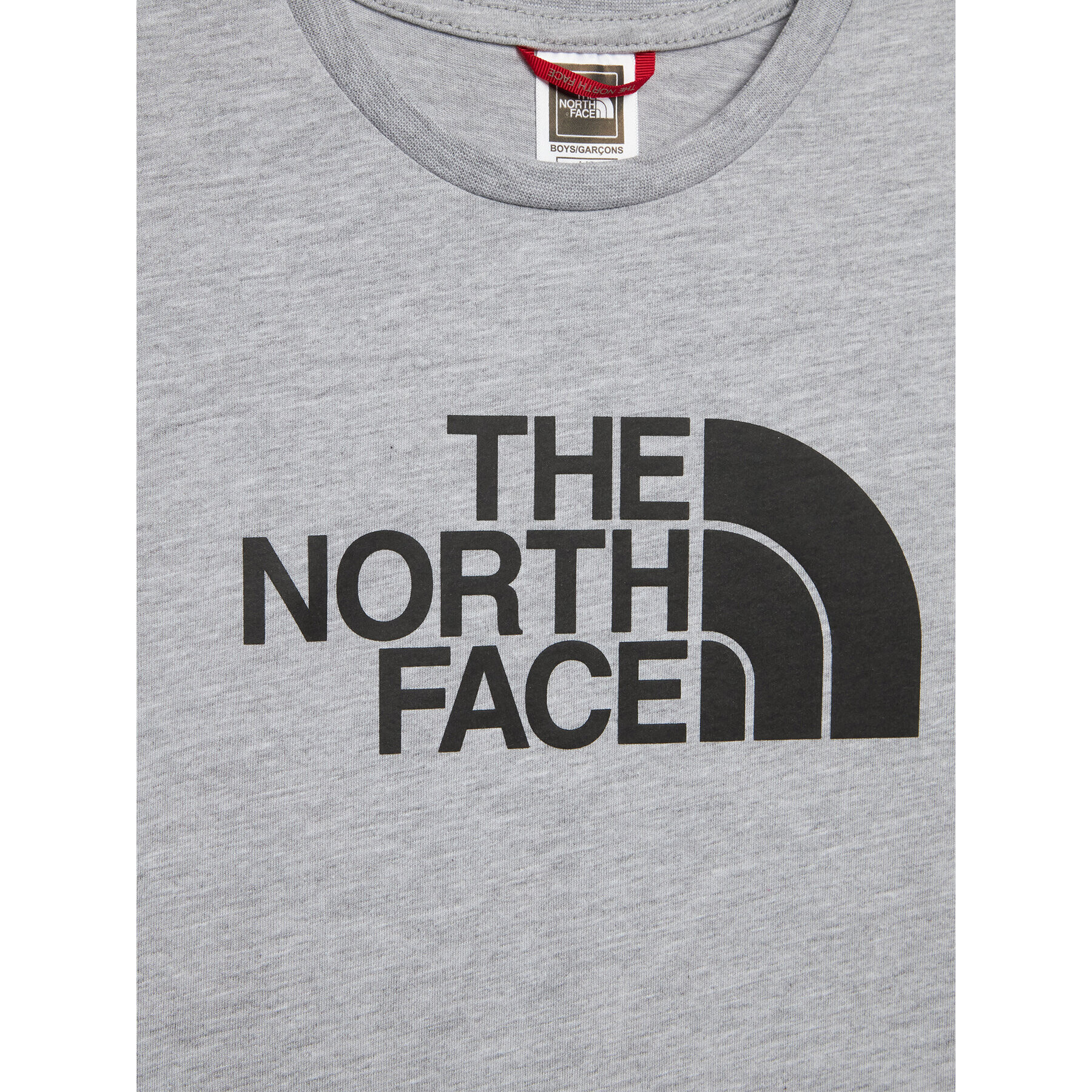 The North Face Тишърт Easy NF0A82GH Сив Regular Fit - Pepit.bg