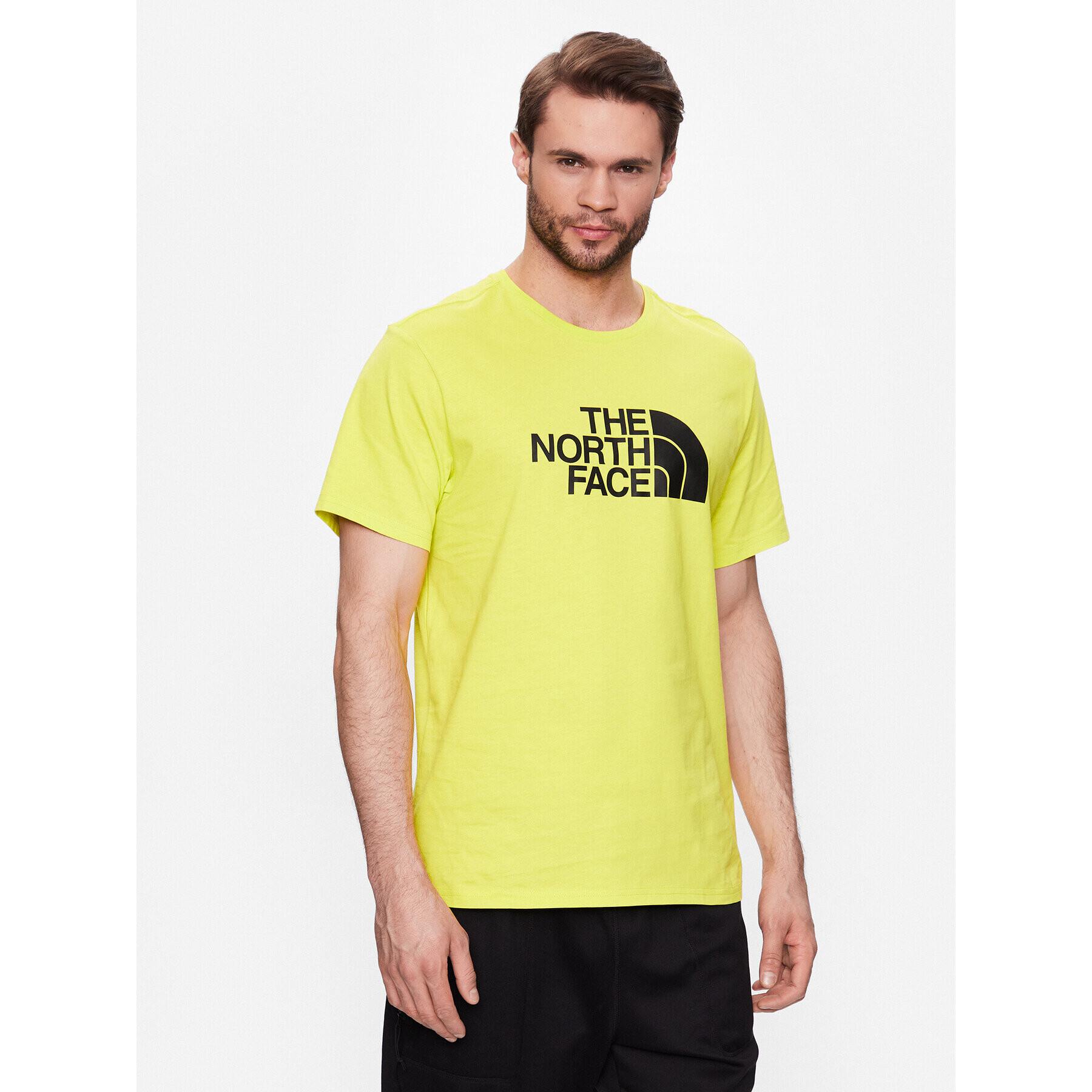 The North Face Тишърт Easy Tee NF0A2TX3 Жълт Regular Fit - Pepit.bg