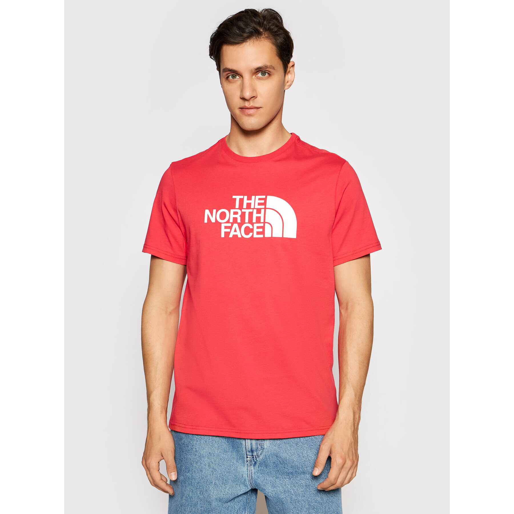 The North Face Тишърт Easy Tee NF0A2TX3 Червен Regular Fit - Pepit.bg