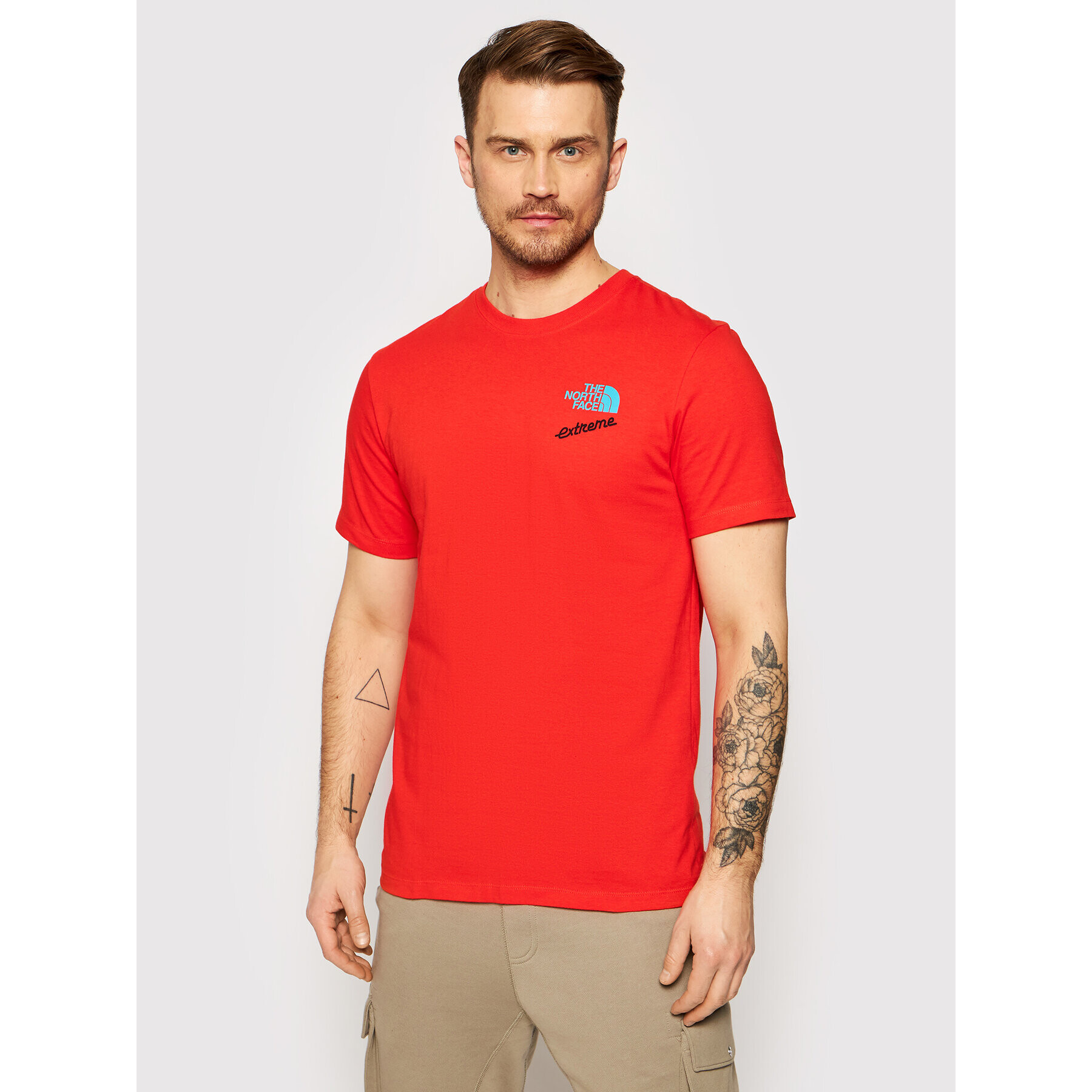 The North Face Тишърт Extreme NF0A4AA115Q1 Червен Regular Fit - Pepit.bg