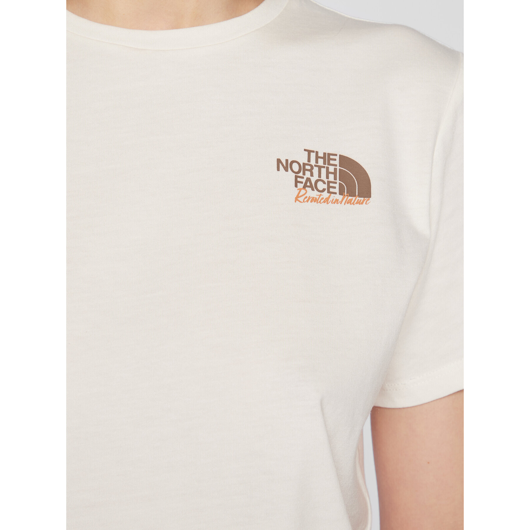 The North Face Тишърт Foundation Graphic NF0A55B2 Бял Regular Fit - Pepit.bg