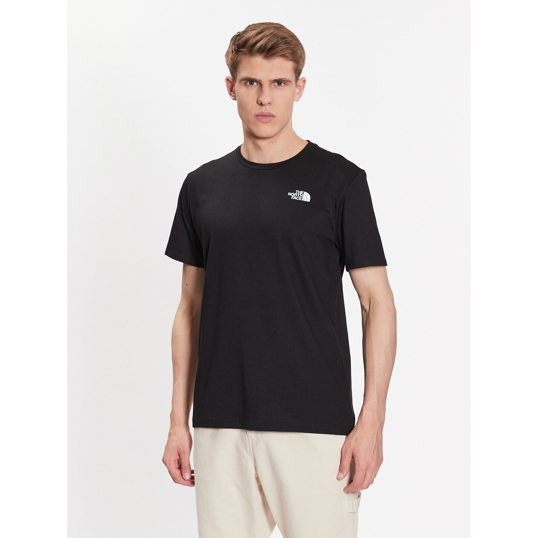The North Face Тишърт Foundation Graphic NF0A55EF Черен Regular Fit - Pepit.bg