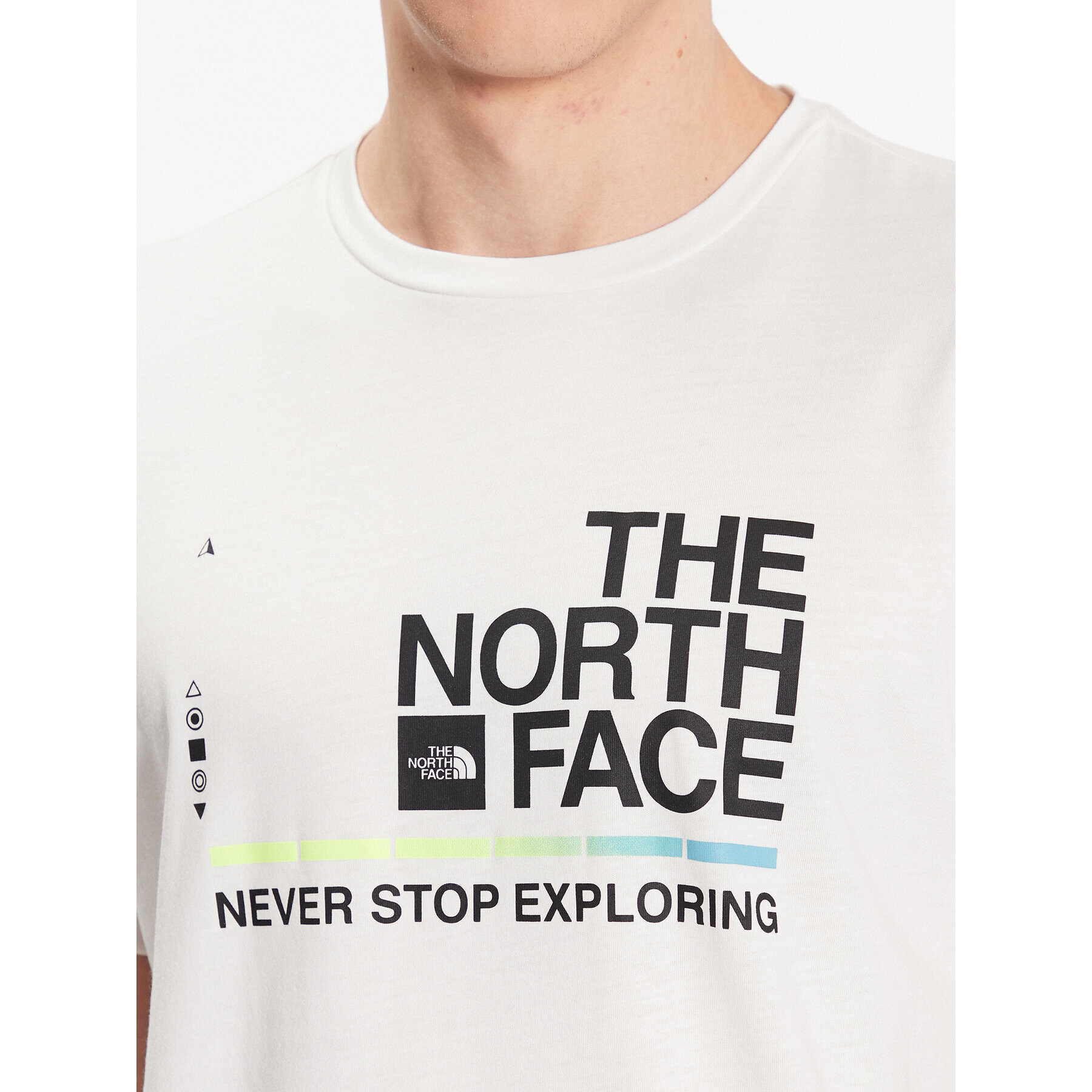 The North Face Тишърт Foundation Graphic NF0A55EF Екрю Regular Fit - Pepit.bg