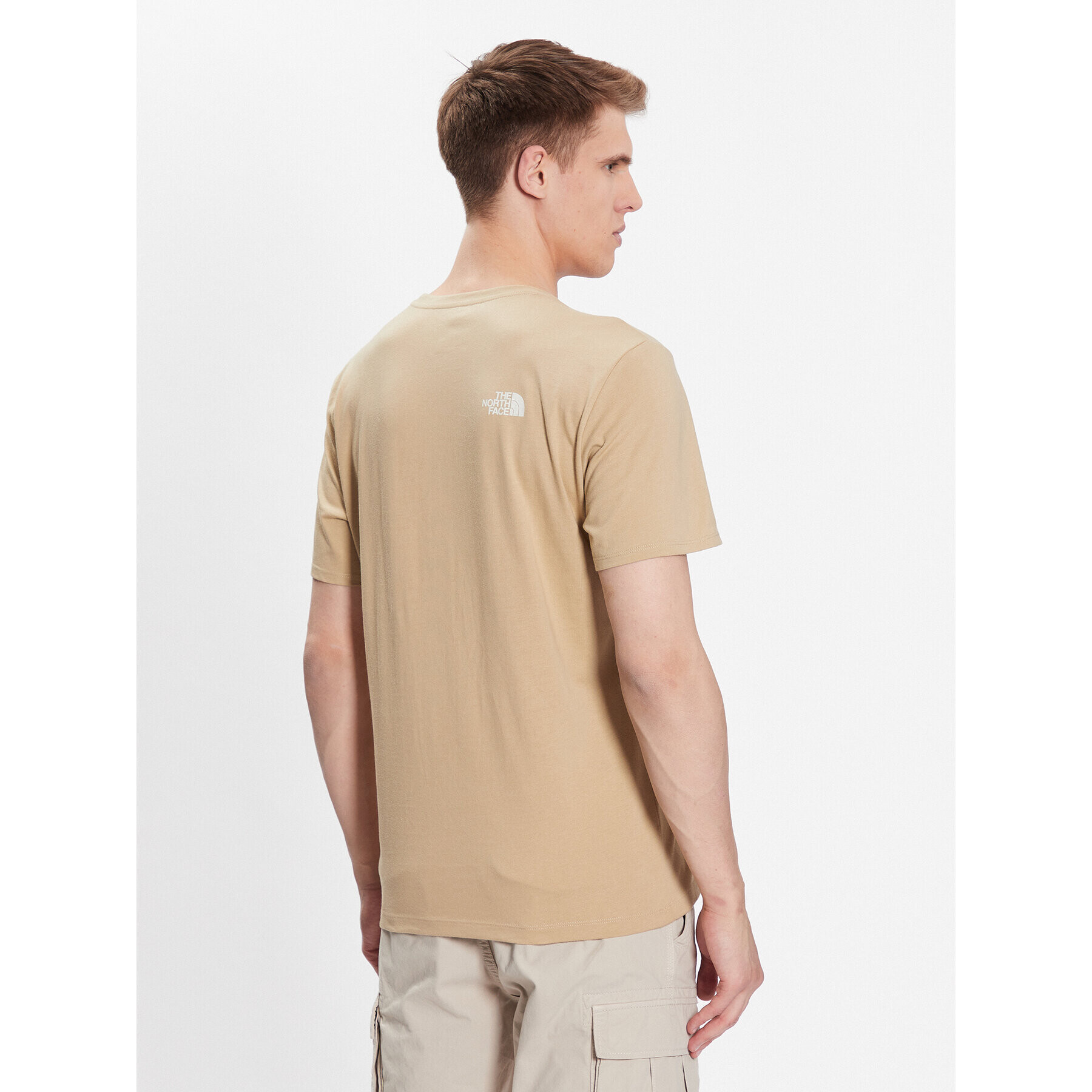 The North Face Тишърт Foundation Graphic NF0A55EF Каки Regular Fit - Pepit.bg