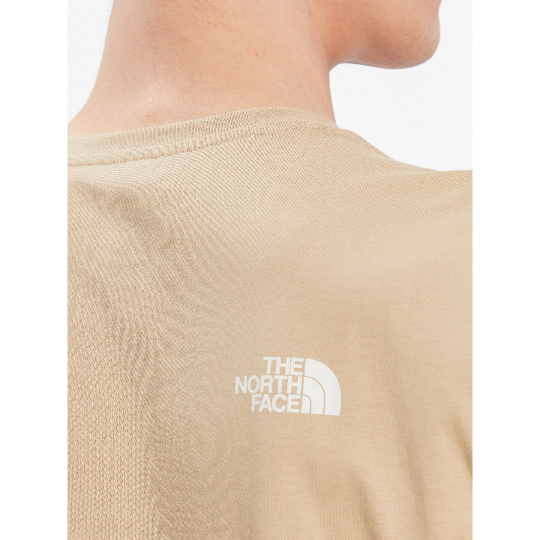 The North Face Тишърт Foundation Graphic NF0A55EF Каки Regular Fit - Pepit.bg