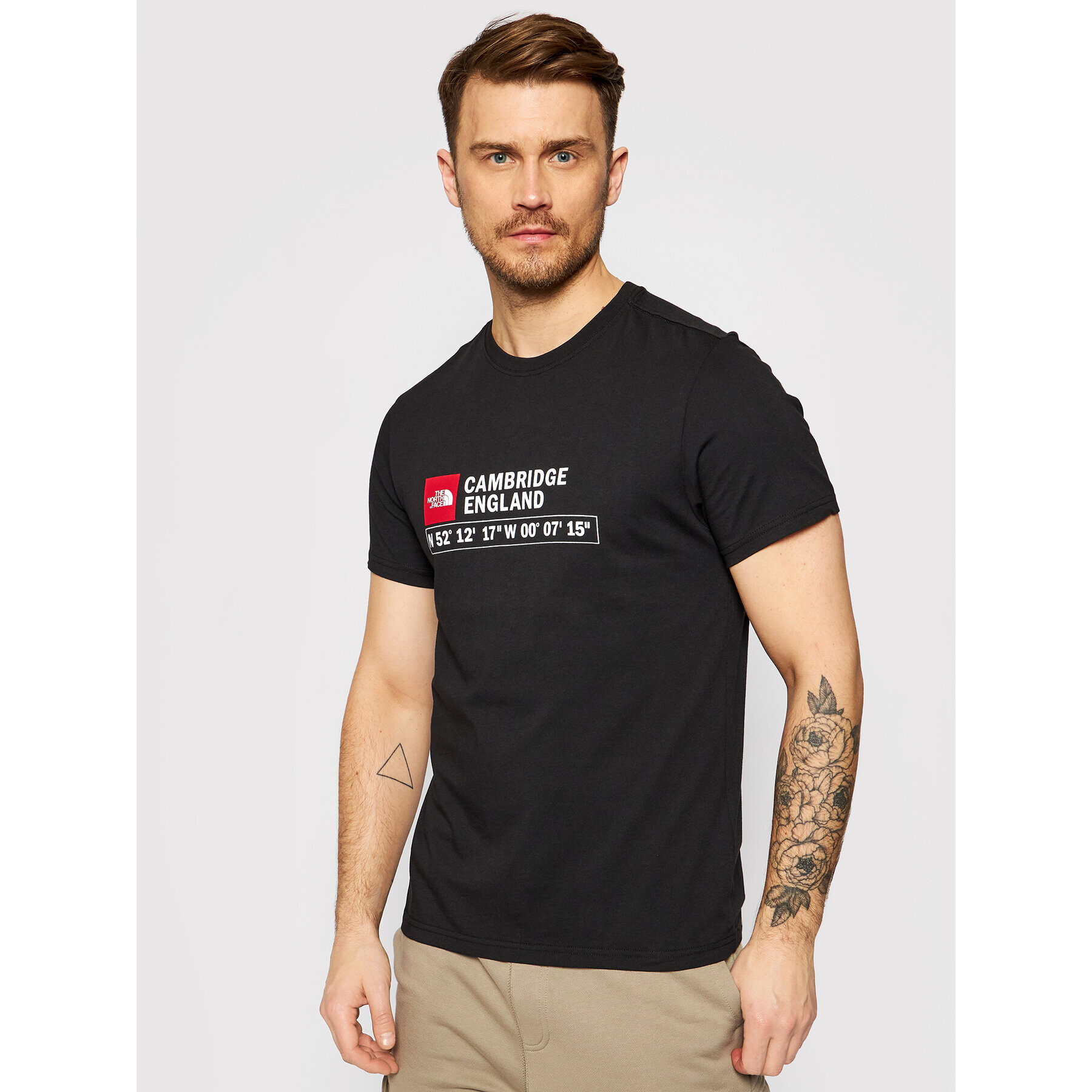 The North Face Тишърт Gps Tee Cambridge NF00CC8J Черен Regular Fit - Pepit.bg