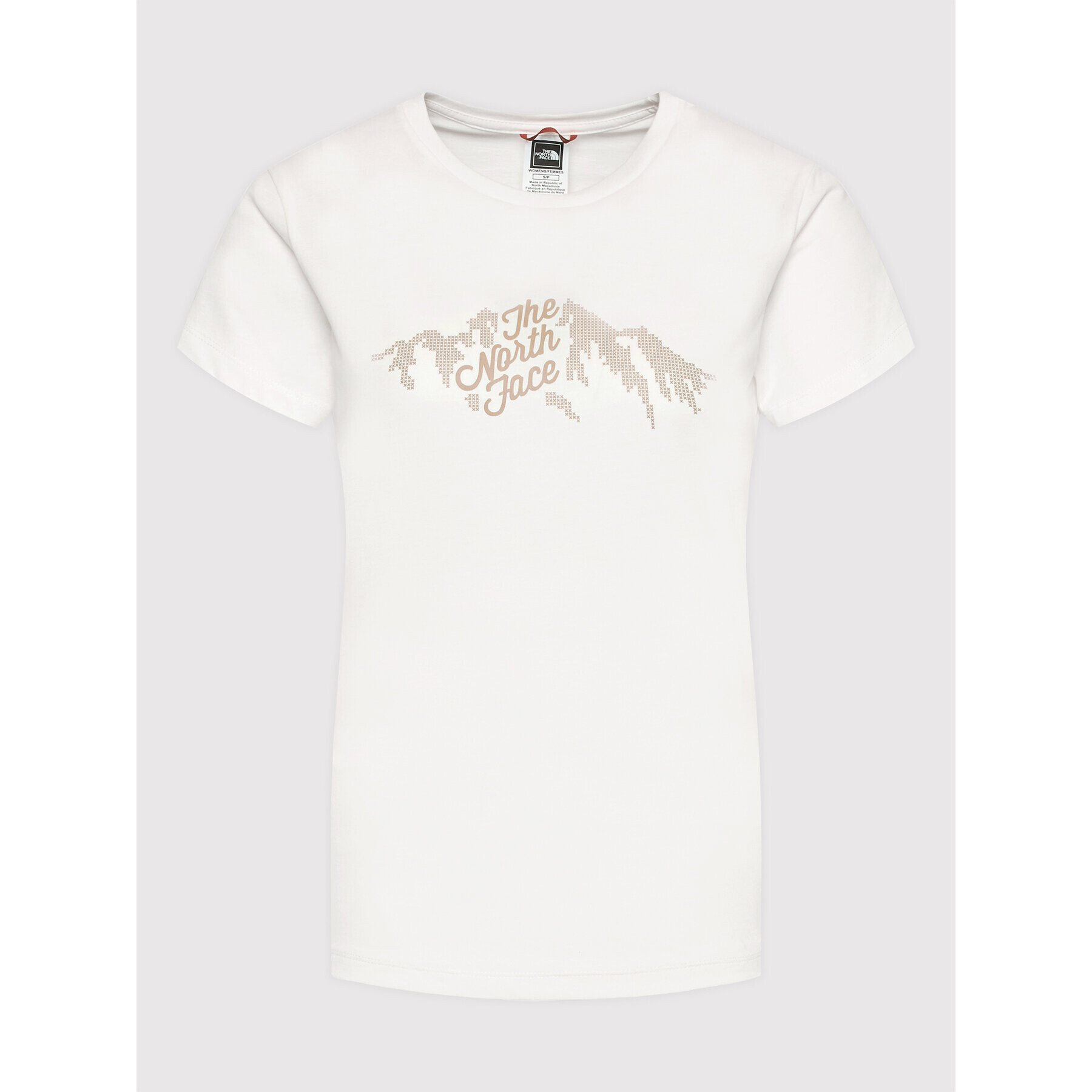 The North Face Тишърт Graphic NF0A4T1C Бял Regular Fit - Pepit.bg