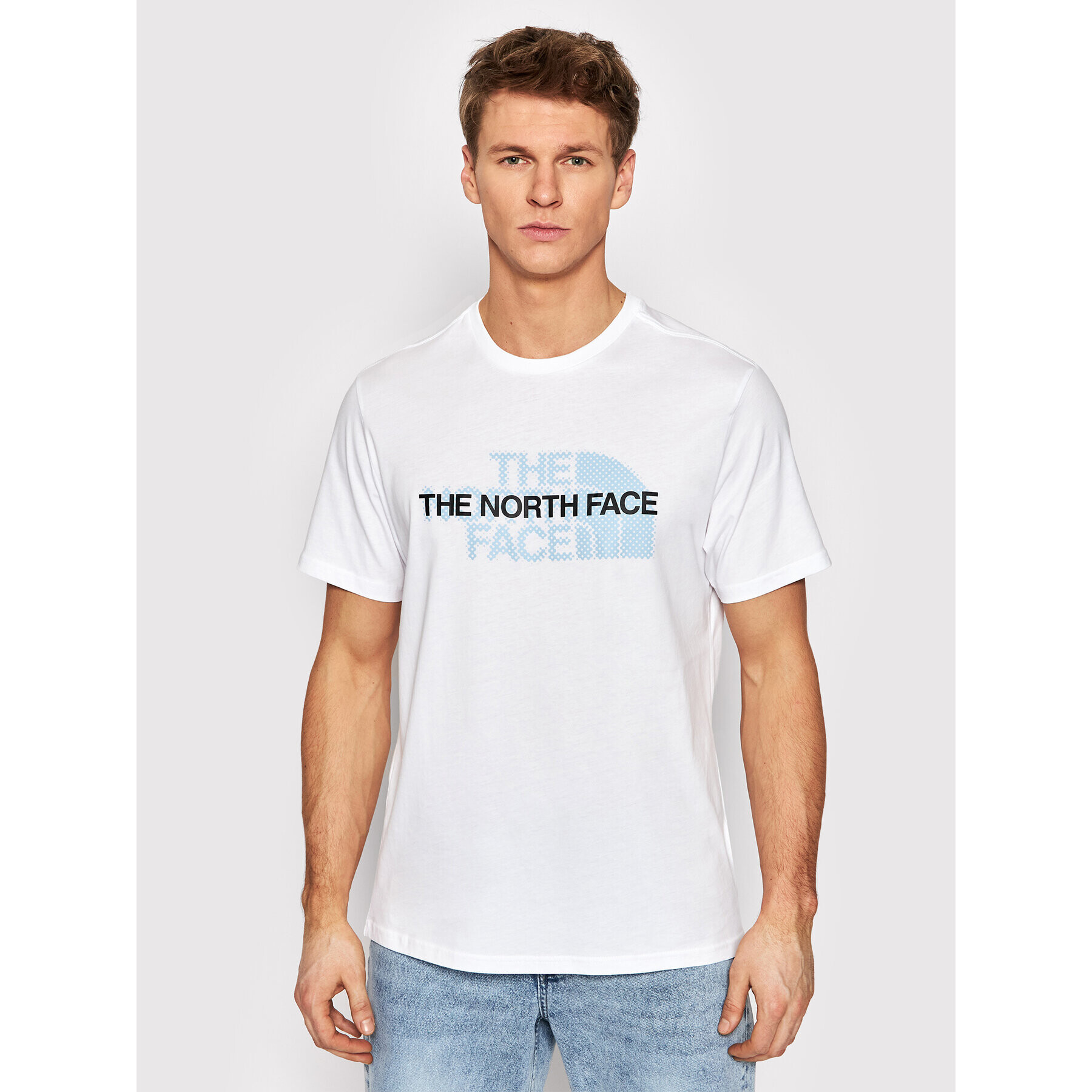 The North Face Тишърт Graphic NF0A5IH1 Бял Regular Fit - Pepit.bg