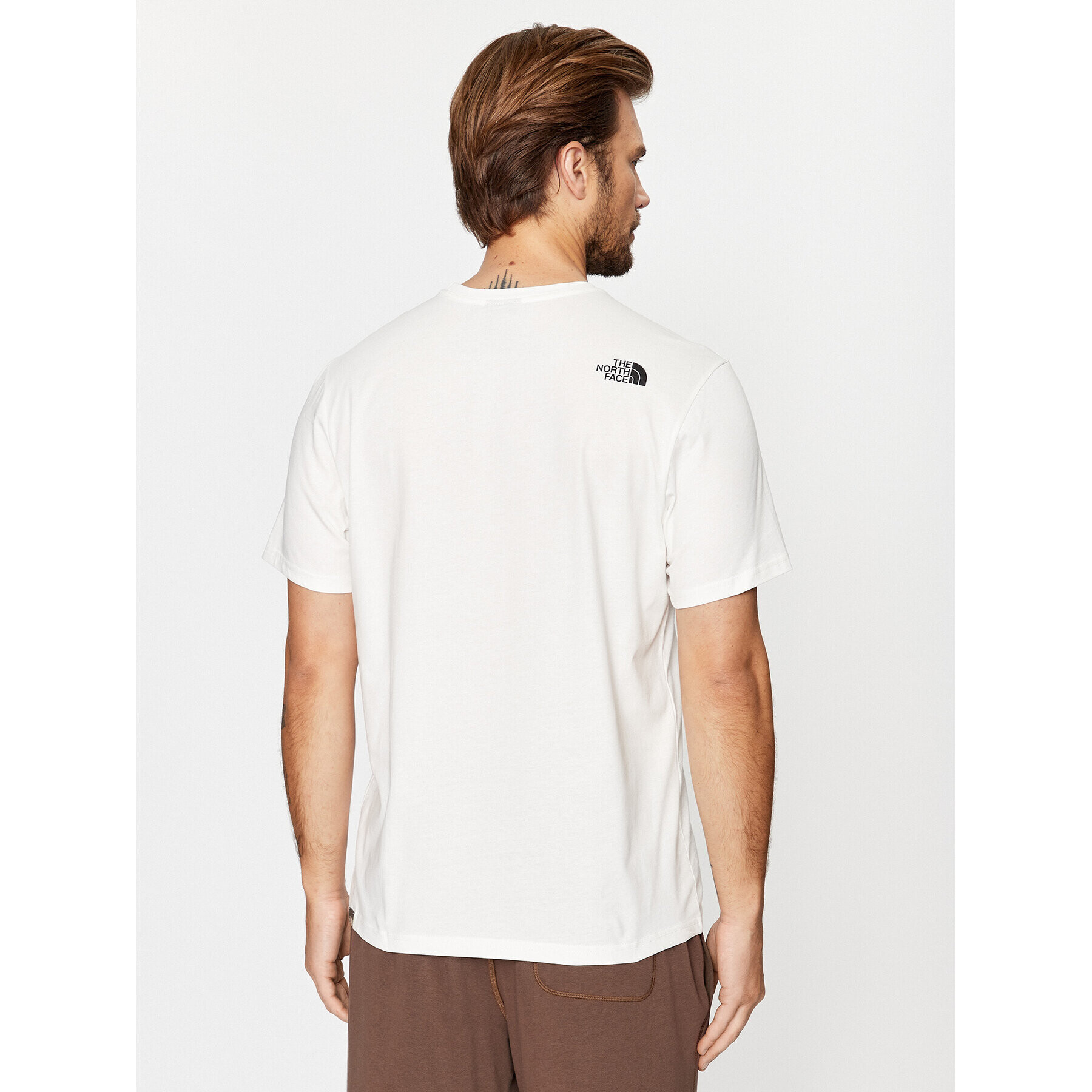 The North Face Тишърт M S/S Easy Tee - EuNF0A2TX3O4O1 Бял Regular Fit - Pepit.bg