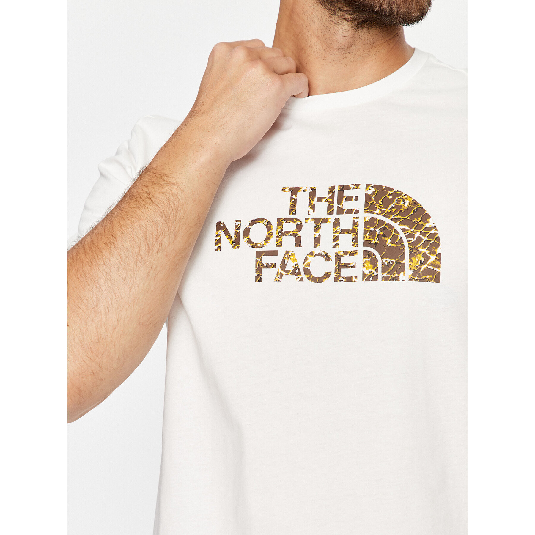 The North Face Тишърт M S/S Easy Tee - EuNF0A2TX3O4O1 Бял Regular Fit - Pepit.bg