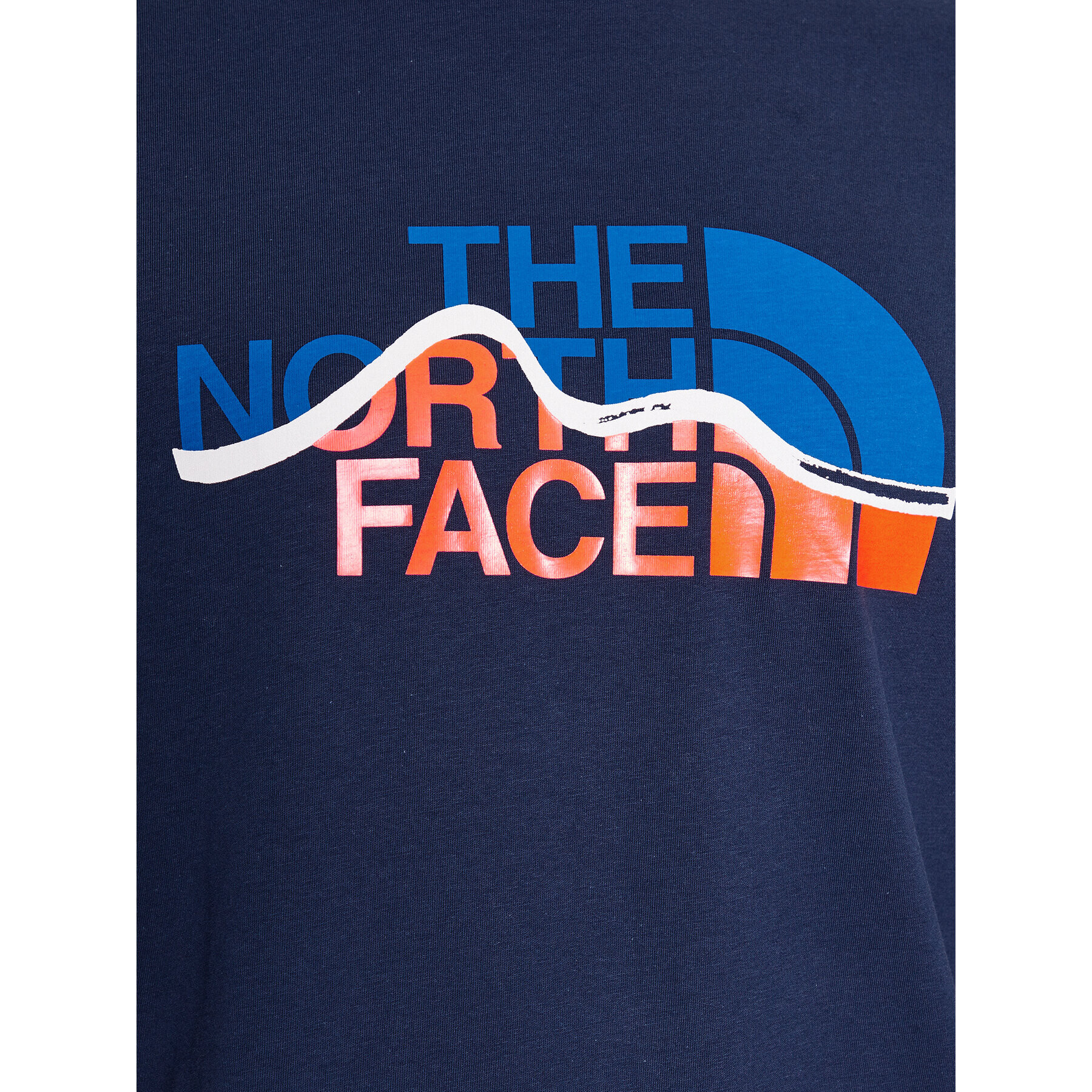 The North Face Тишърт M S/S Mountain Line TeeNF0A7X1NO5F1 Тъмносин Regular Fit - Pepit.bg