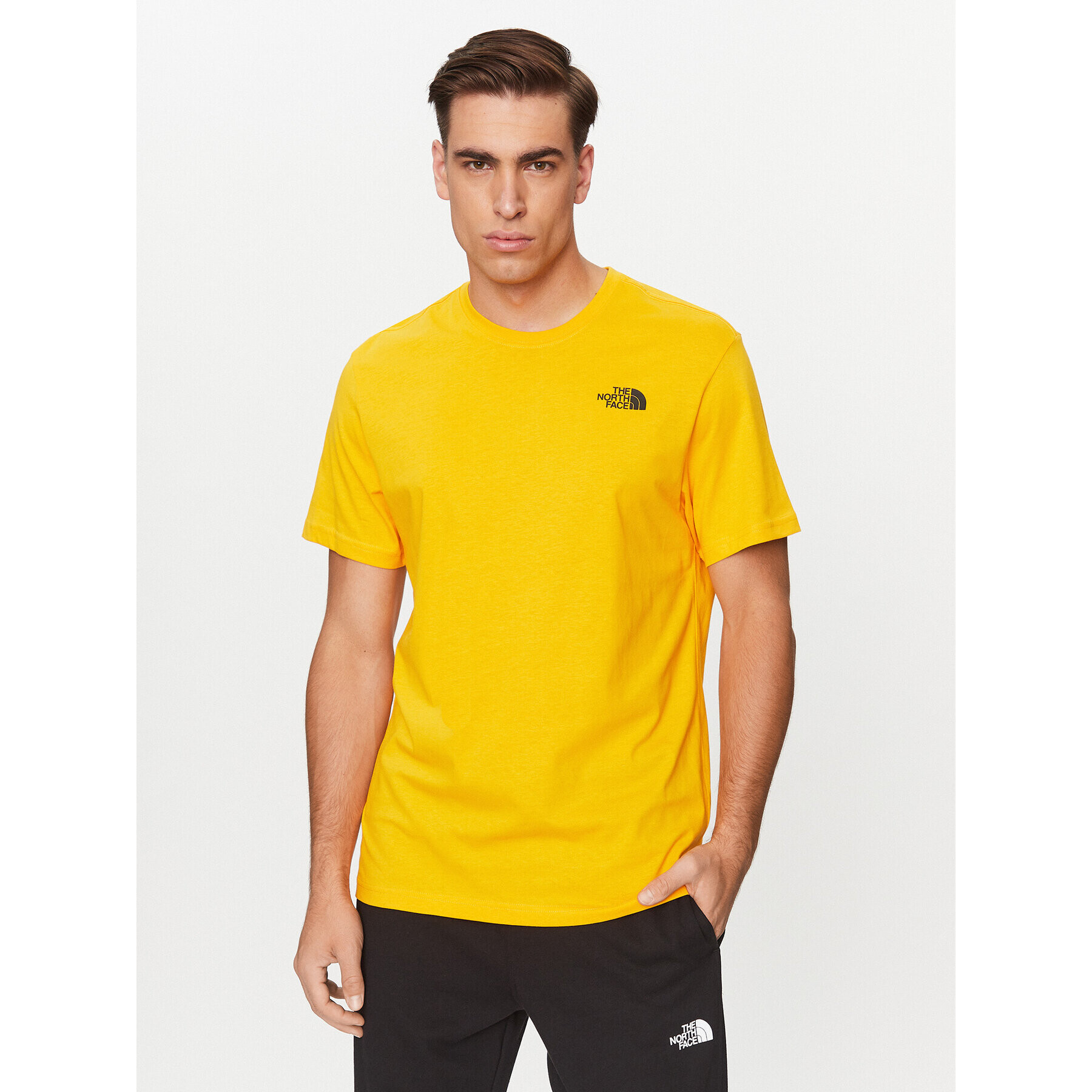 The North Face Тишърт M S/S Redbox Tee - EuNF0A2TX256P1 Жълт Regular Fit - Pepit.bg