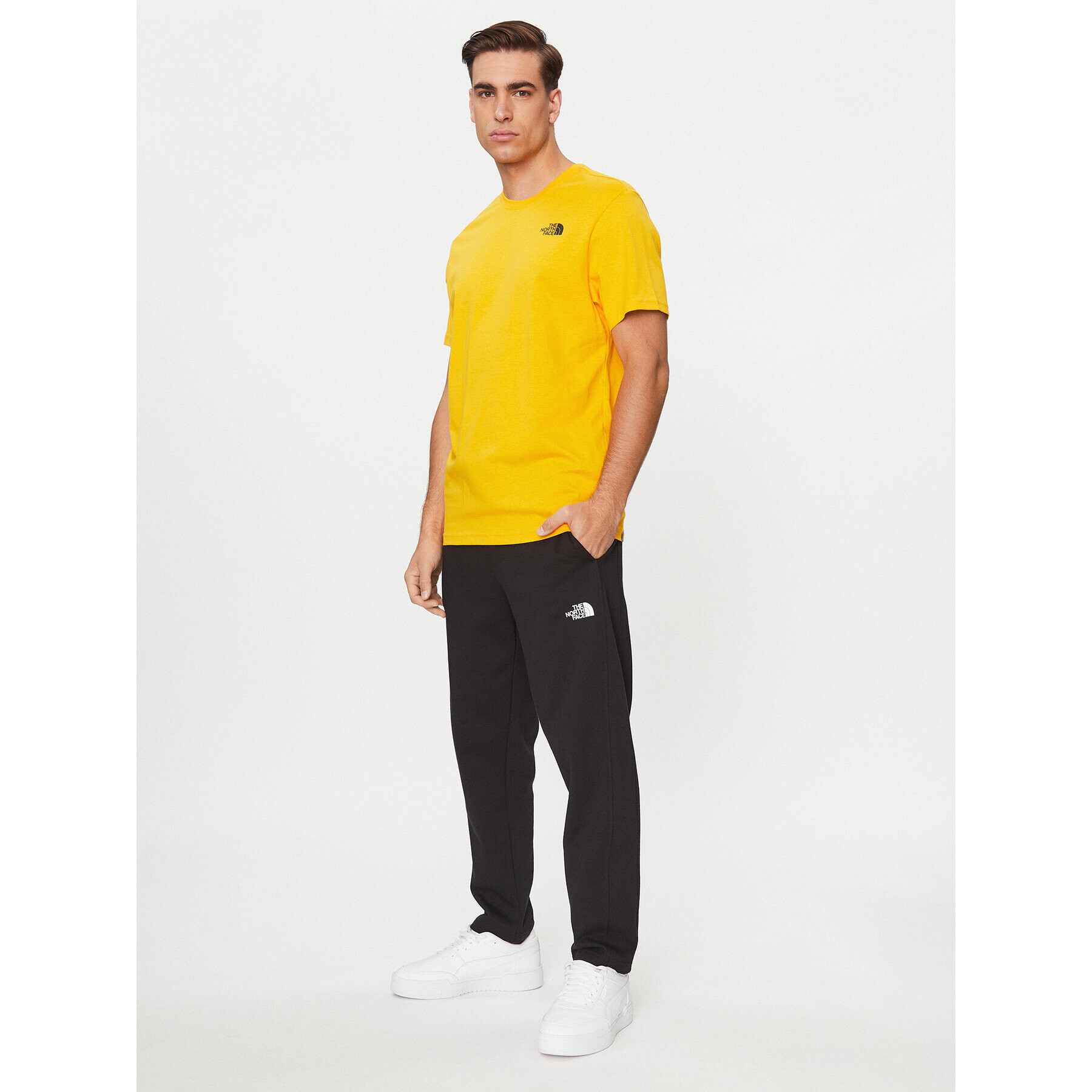 The North Face Тишърт M S/S Redbox Tee - EuNF0A2TX256P1 Жълт Regular Fit - Pepit.bg