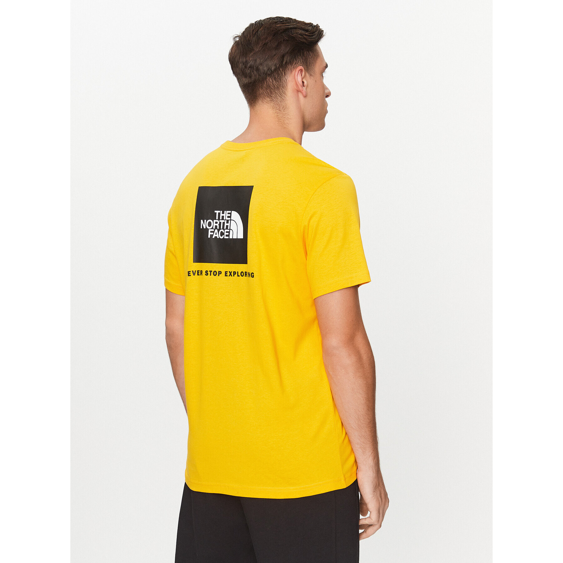 The North Face Тишърт M S/S Redbox Tee - EuNF0A2TX256P1 Жълт Regular Fit - Pepit.bg