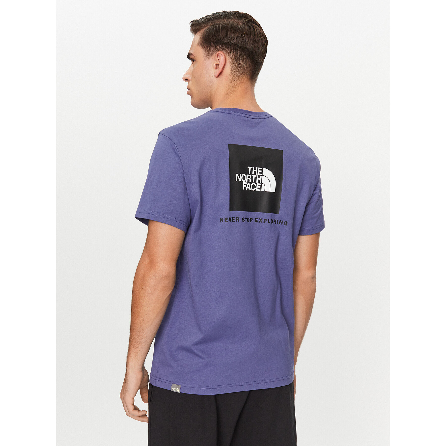 The North Face Тишърт M S/S Redbox Tee - EuNF0A2TX2I0D1 Син Regular Fit - Pepit.bg