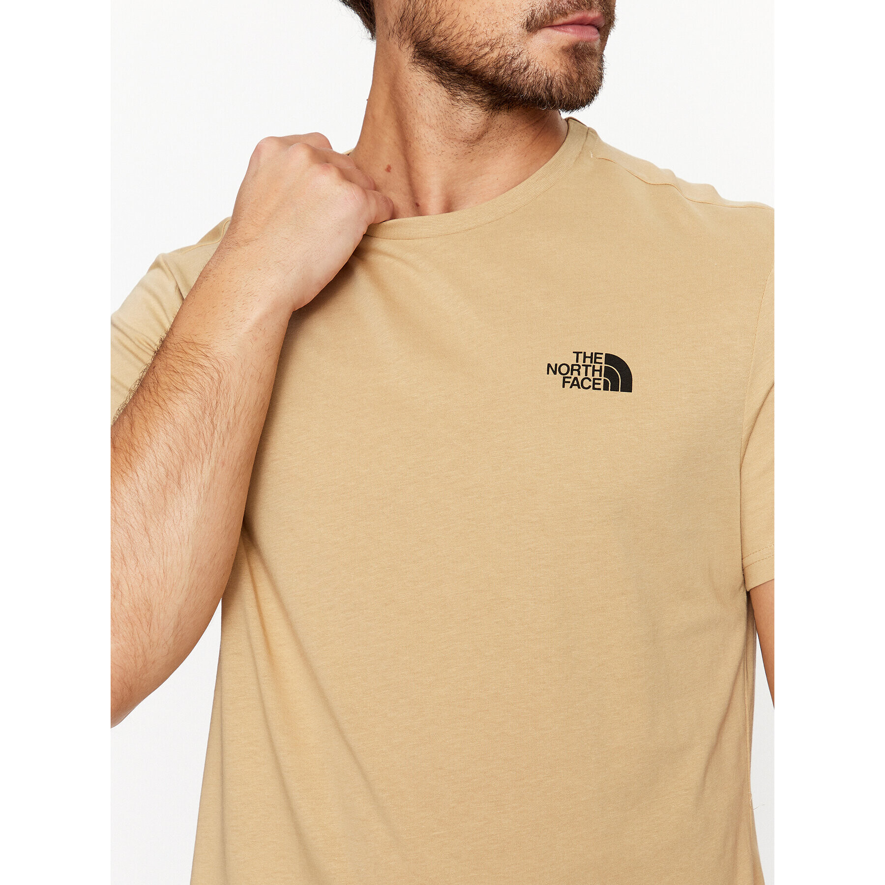 The North Face Тишърт M S/S Simple Dome Tee - EuNF0A2TX5LK51 Бежов Regular Fit - Pepit.bg