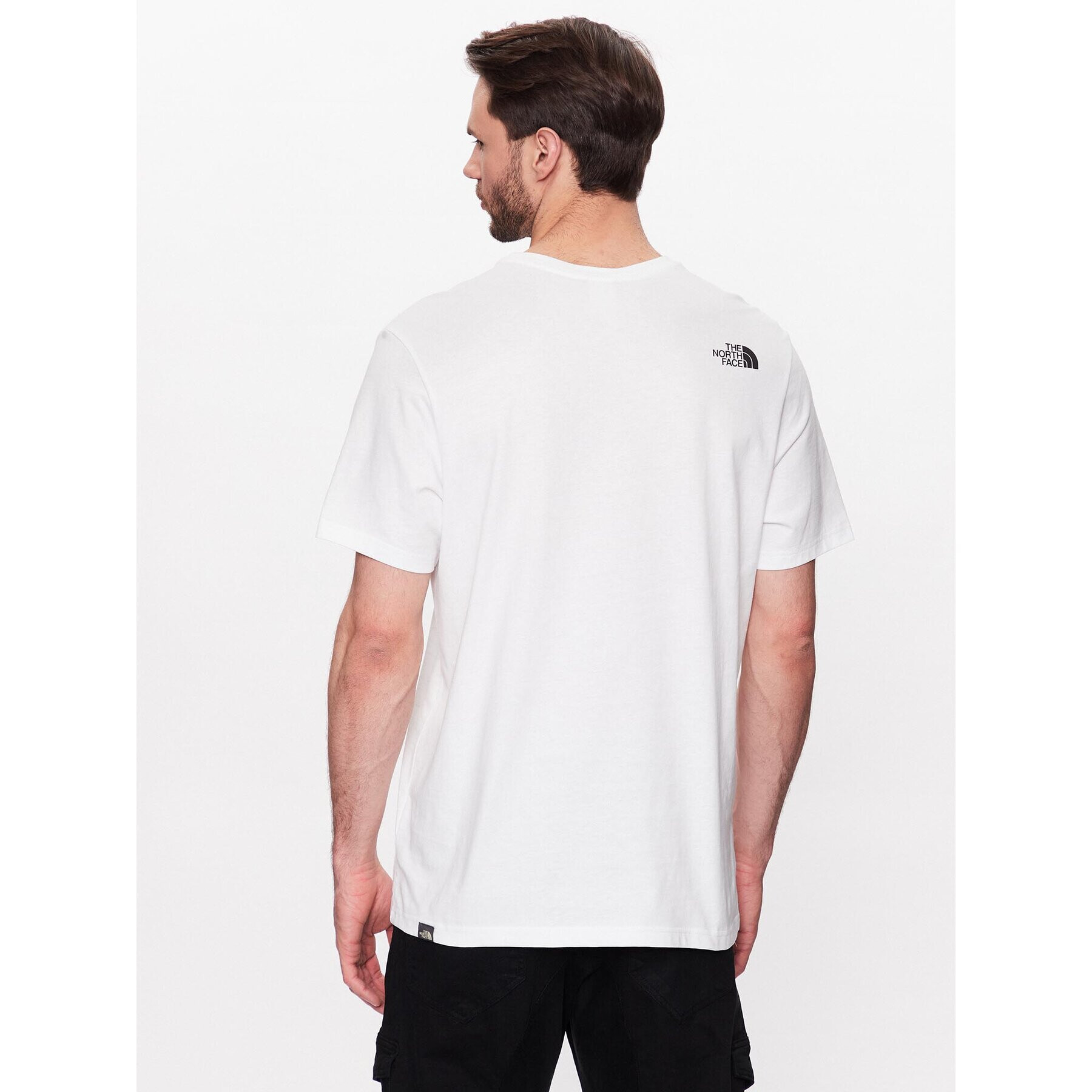 The North Face Тишърт Mountain Line NF0A7X1N Бял Regular Fit - Pepit.bg