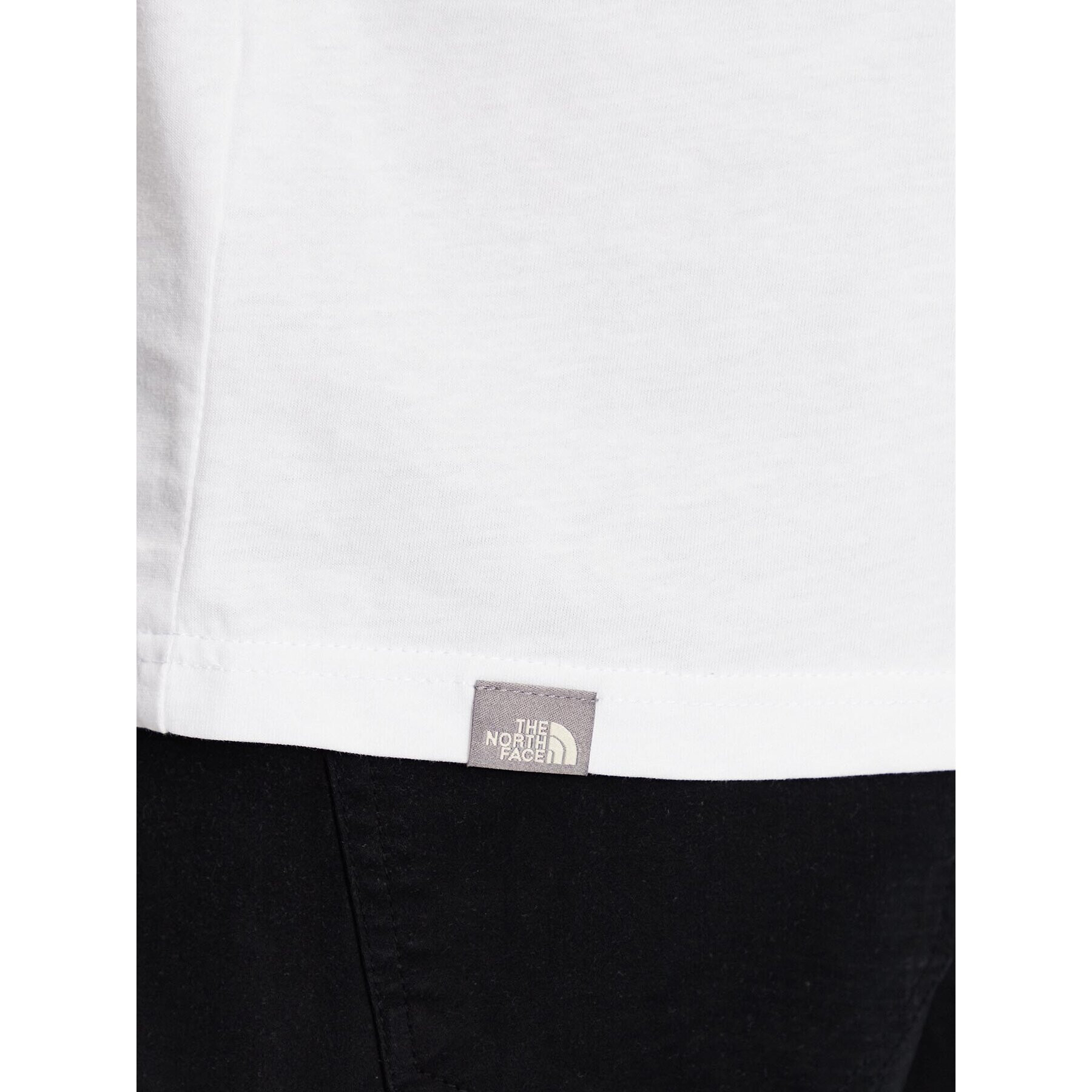 The North Face Тишърт Mountain Line NF0A7X1N Бял Regular Fit - Pepit.bg