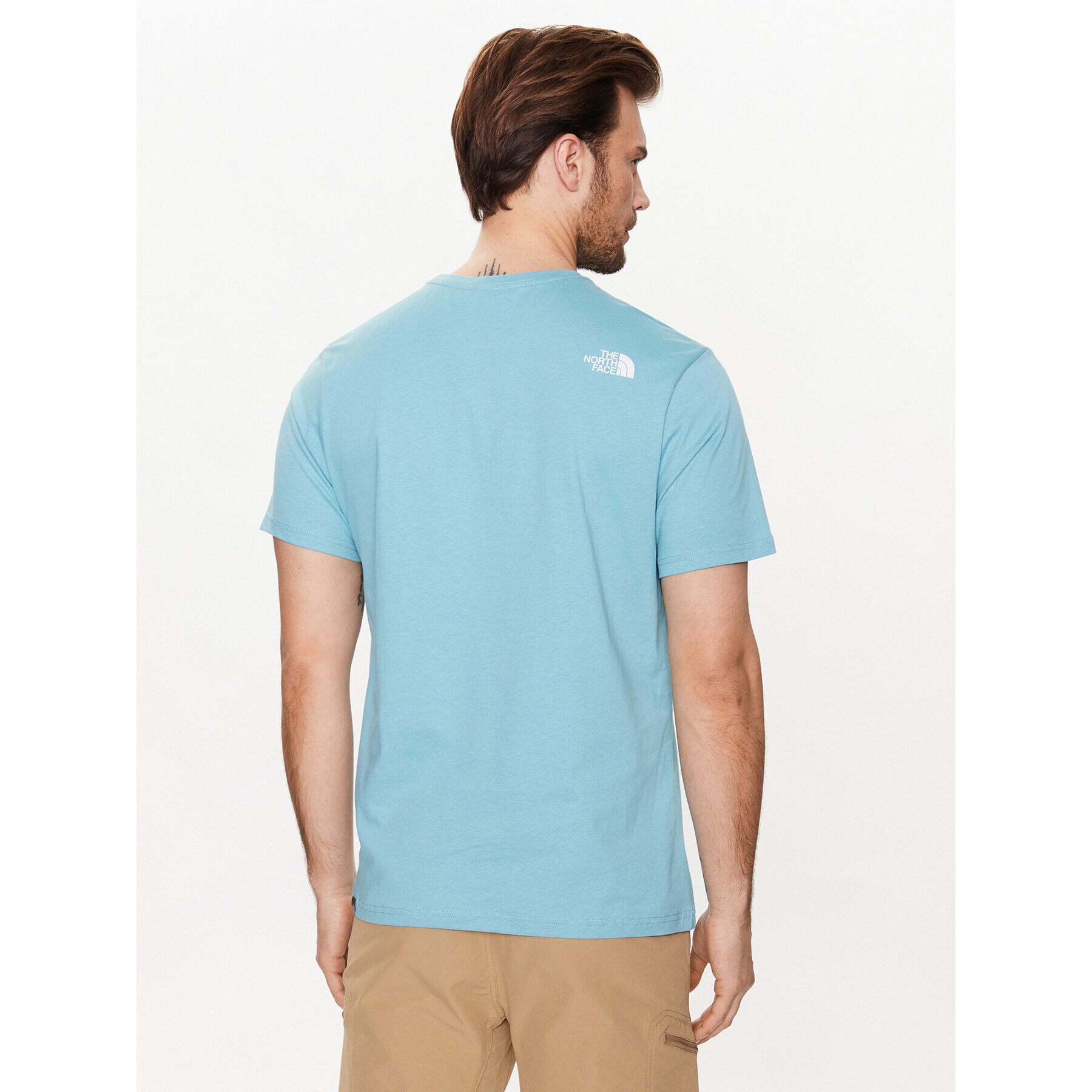 The North Face Тишърт Mountain Line NF0A7X1N Син Regular Fit - Pepit.bg
