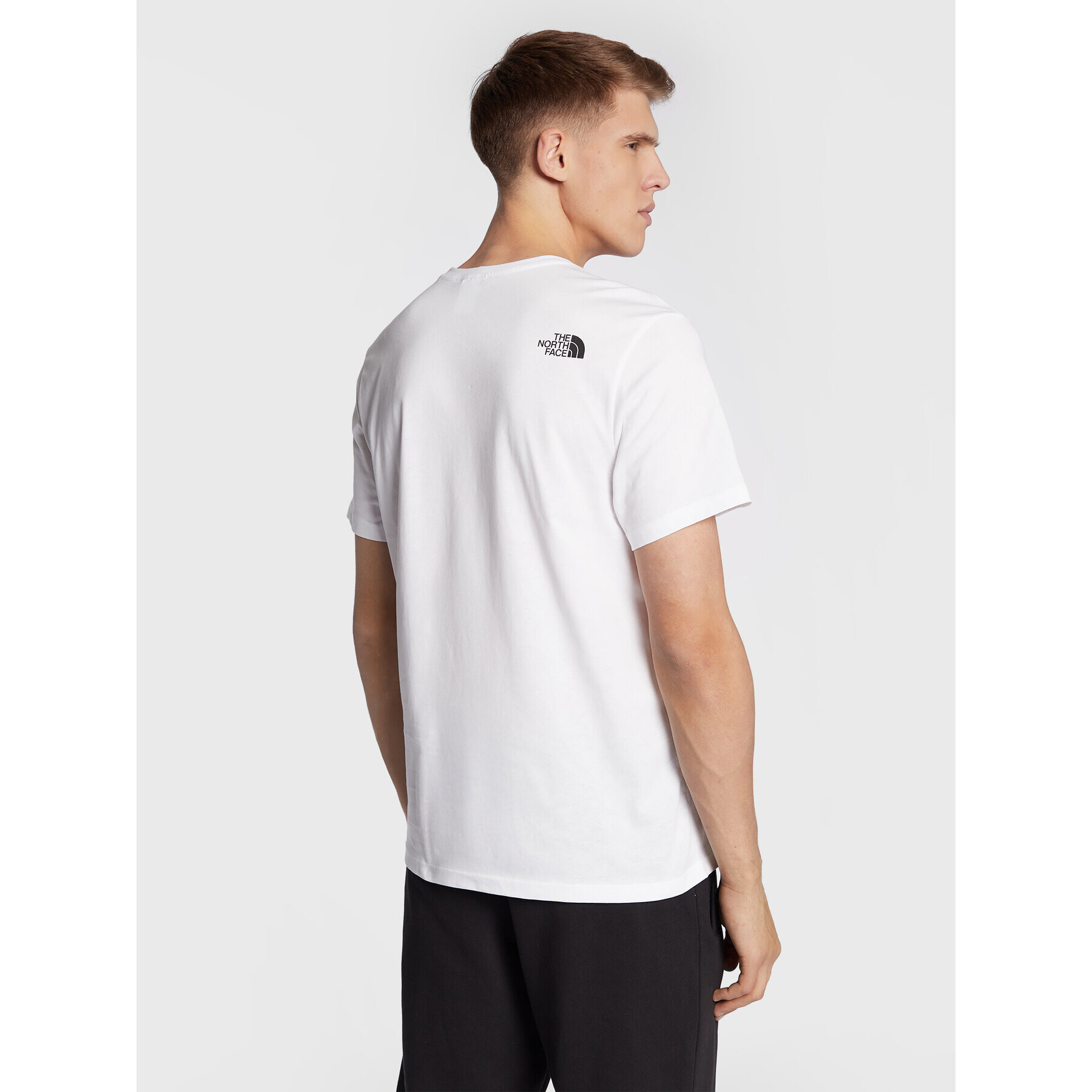 The North Face Тишърт Mountein Line NF0A7X1N Бял Regular Fit - Pepit.bg