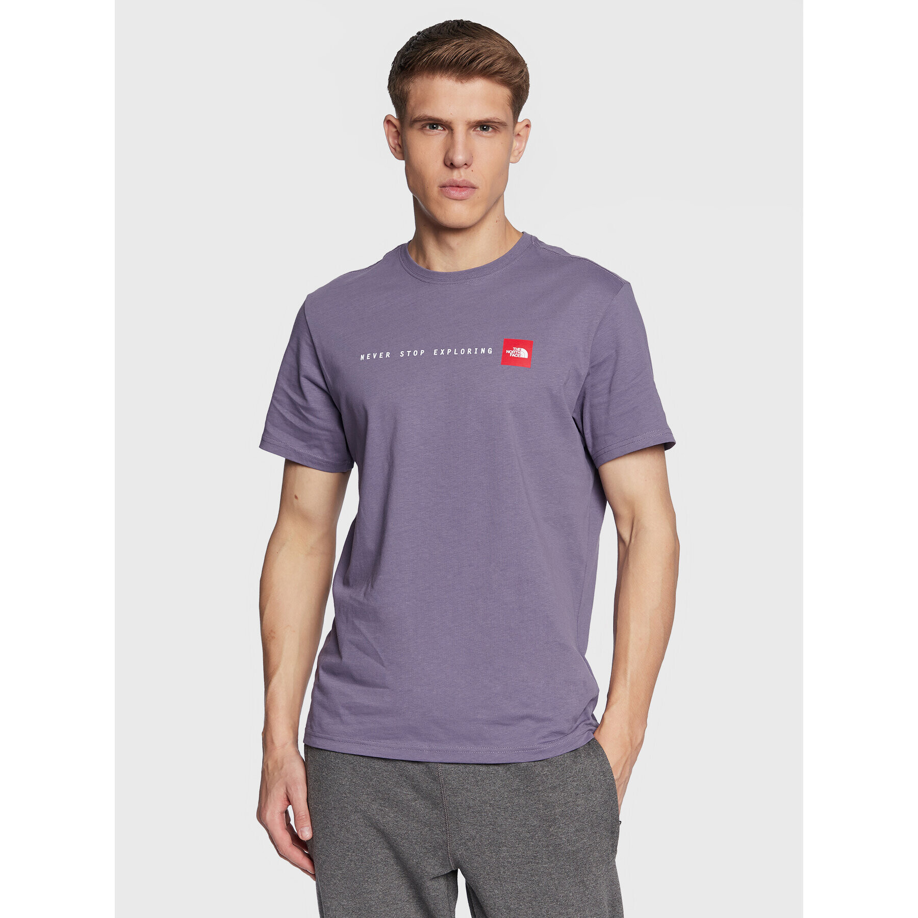The North Face Тишърт Never Stop Exploring NF0A7X1M Виолетов Regular Fit - Pepit.bg
