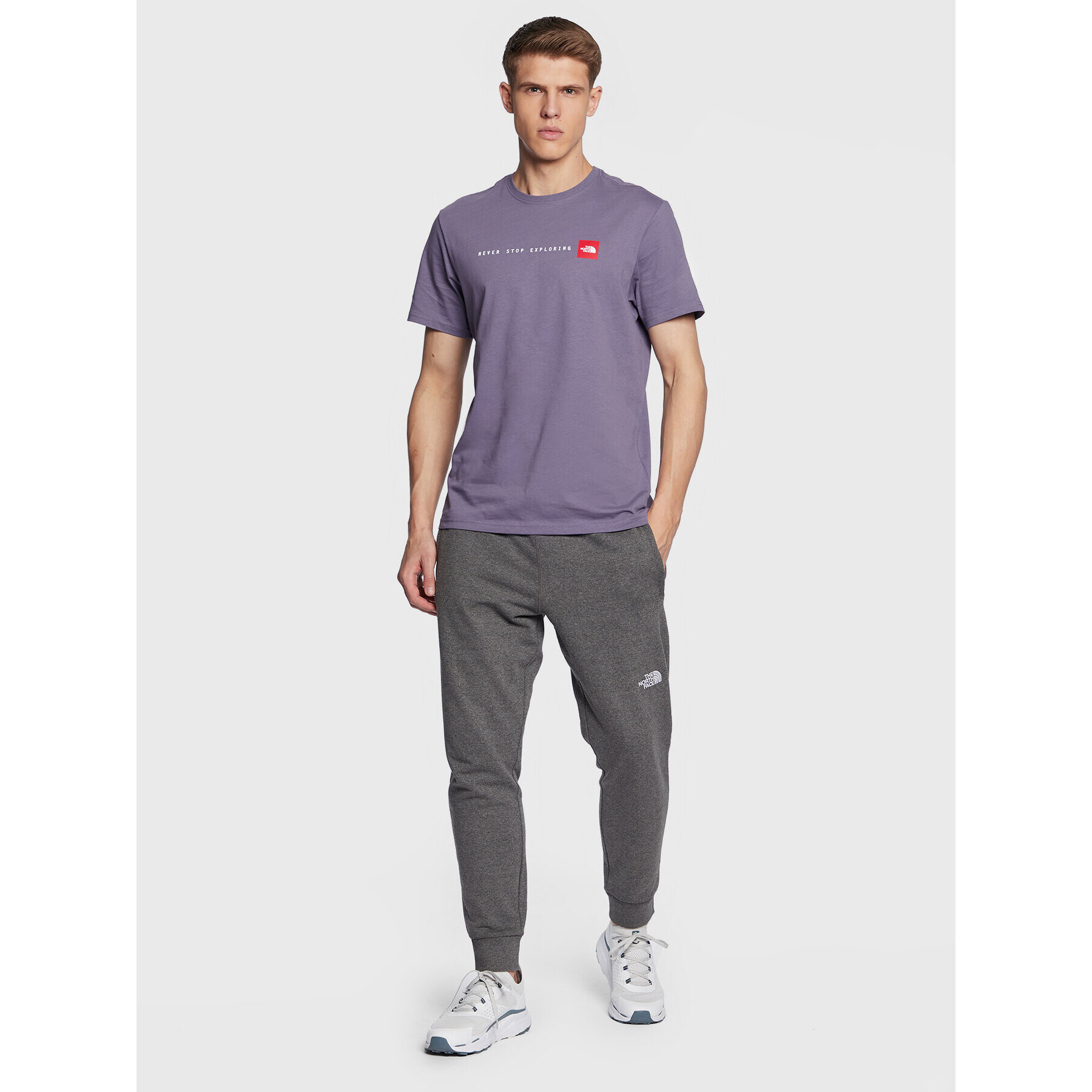 The North Face Тишърт Never Stop Exploring NF0A7X1M Виолетов Regular Fit - Pepit.bg