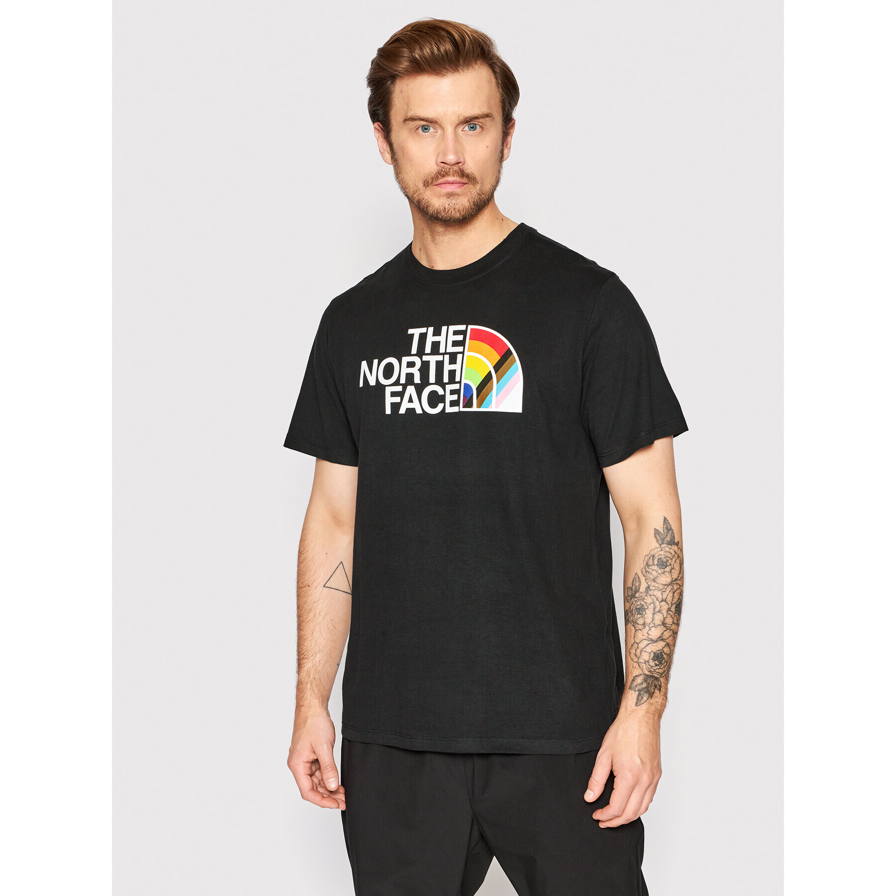 The North Face Тишърт Pride NF0A5J9H Черен Regular Fit - Pepit.bg