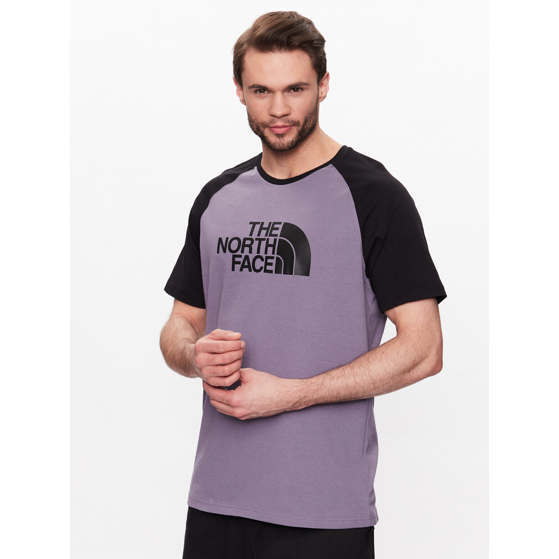 The North Face Тишърт Raglan Easy NF0A37FV Виолетов Regular Fit - Pepit.bg