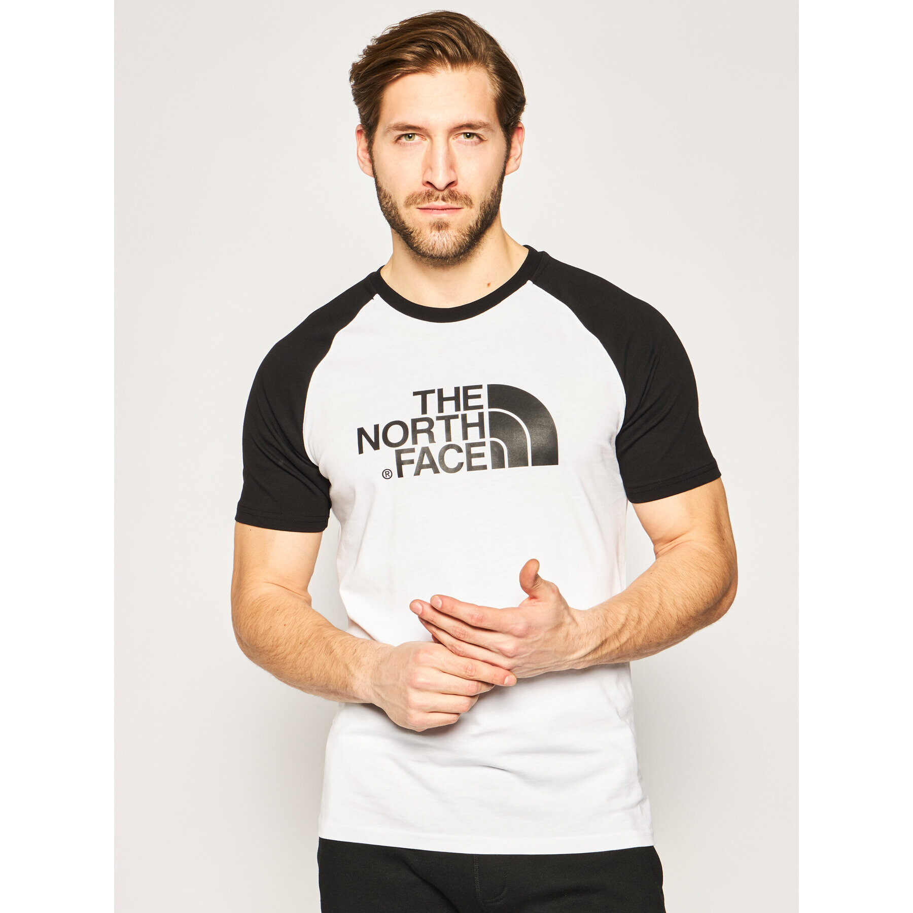 The North Face Тишърт Raglan Easy Tee NF0A37FV Бял Regular Fit - Pepit.bg