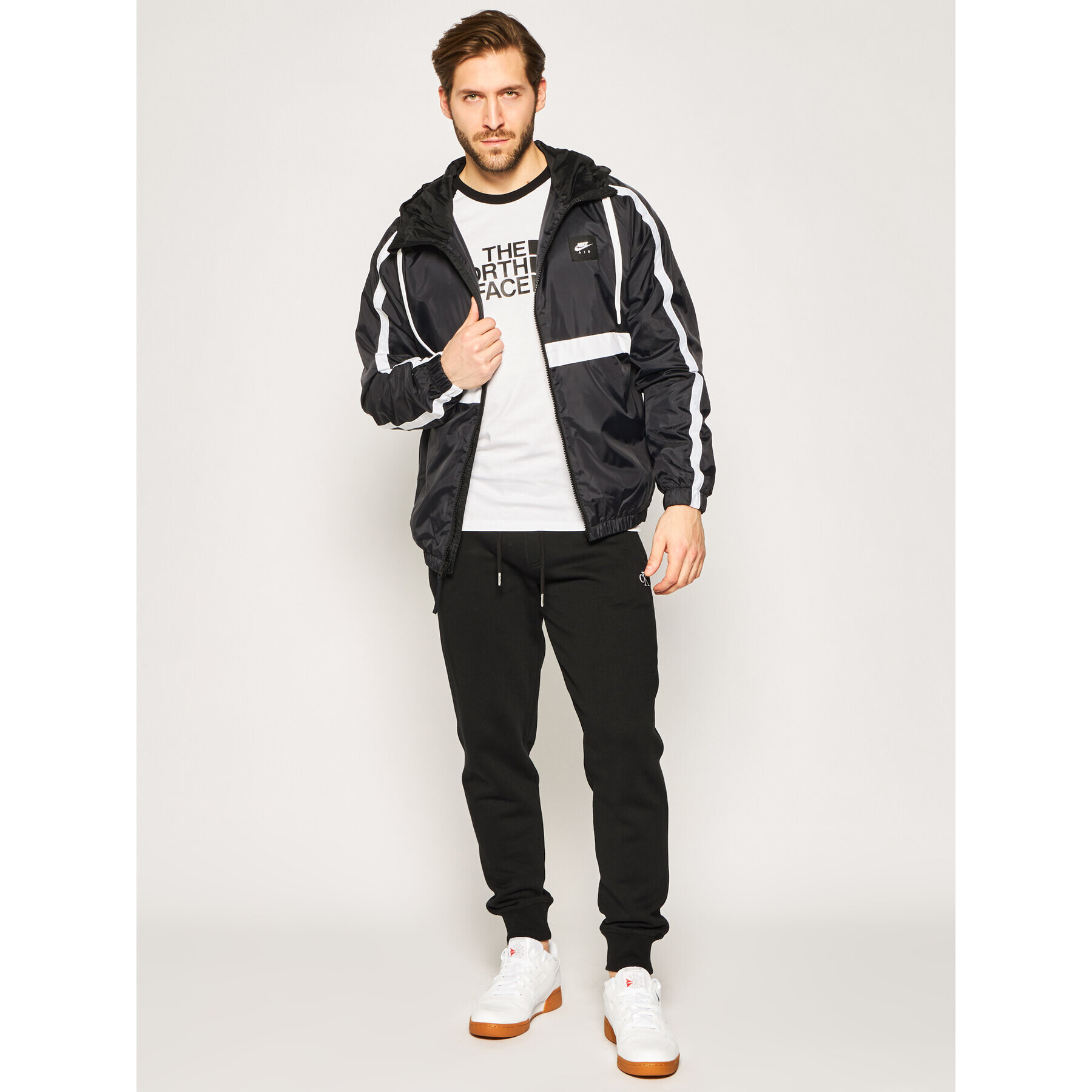 The North Face Тишърт Raglan Easy Tee NF0A37FV Бял Regular Fit - Pepit.bg