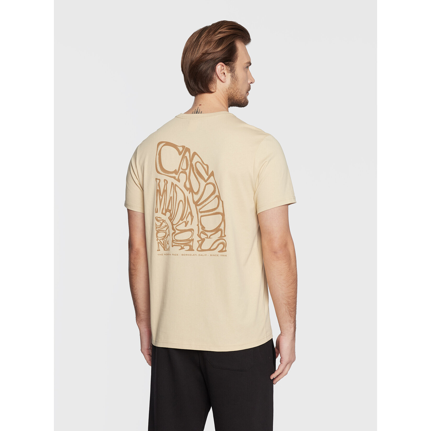 The North Face Тишърт Re-Grind NF0A7X2M Бежов Regular Fit - Pepit.bg