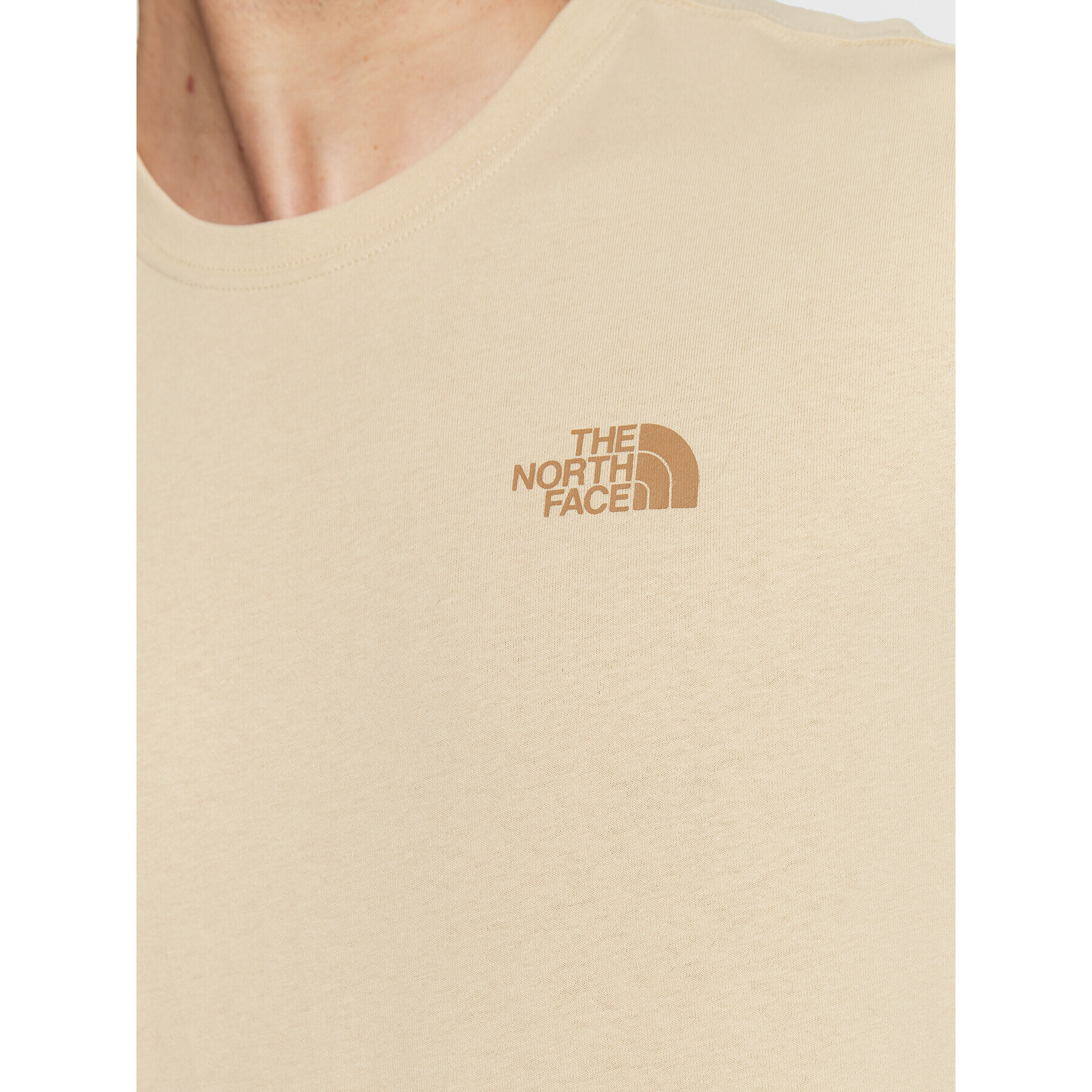 The North Face Тишърт Re-Grind NF0A7X2M Бежов Regular Fit - Pepit.bg